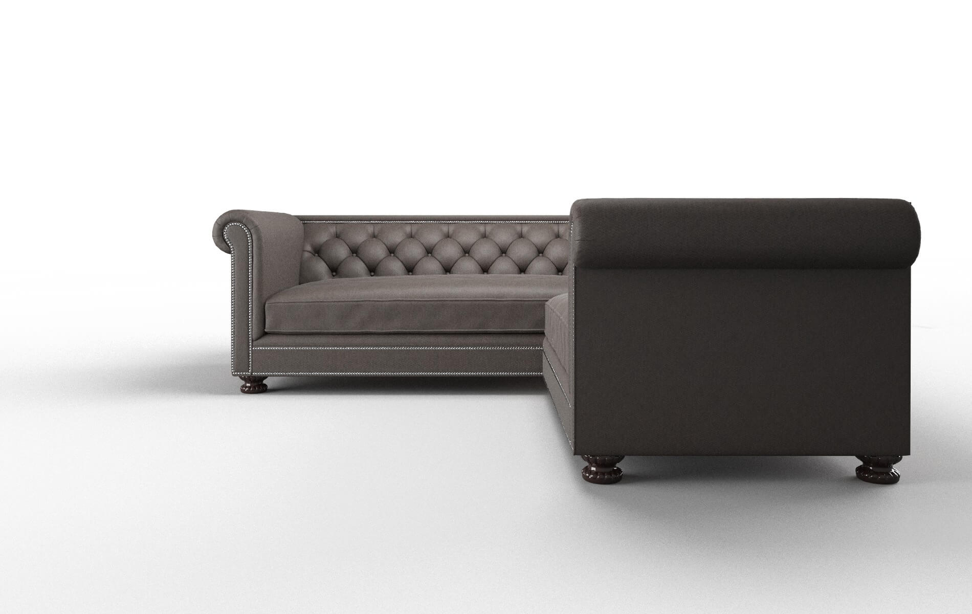 Athens Naples Graphite Sectional espresso legs 5