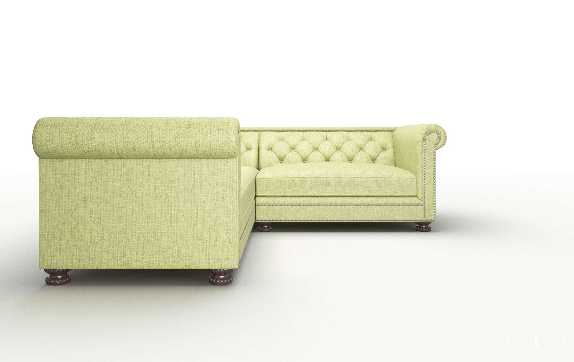 Athens Notion Appletini Sectional espresso legs 2