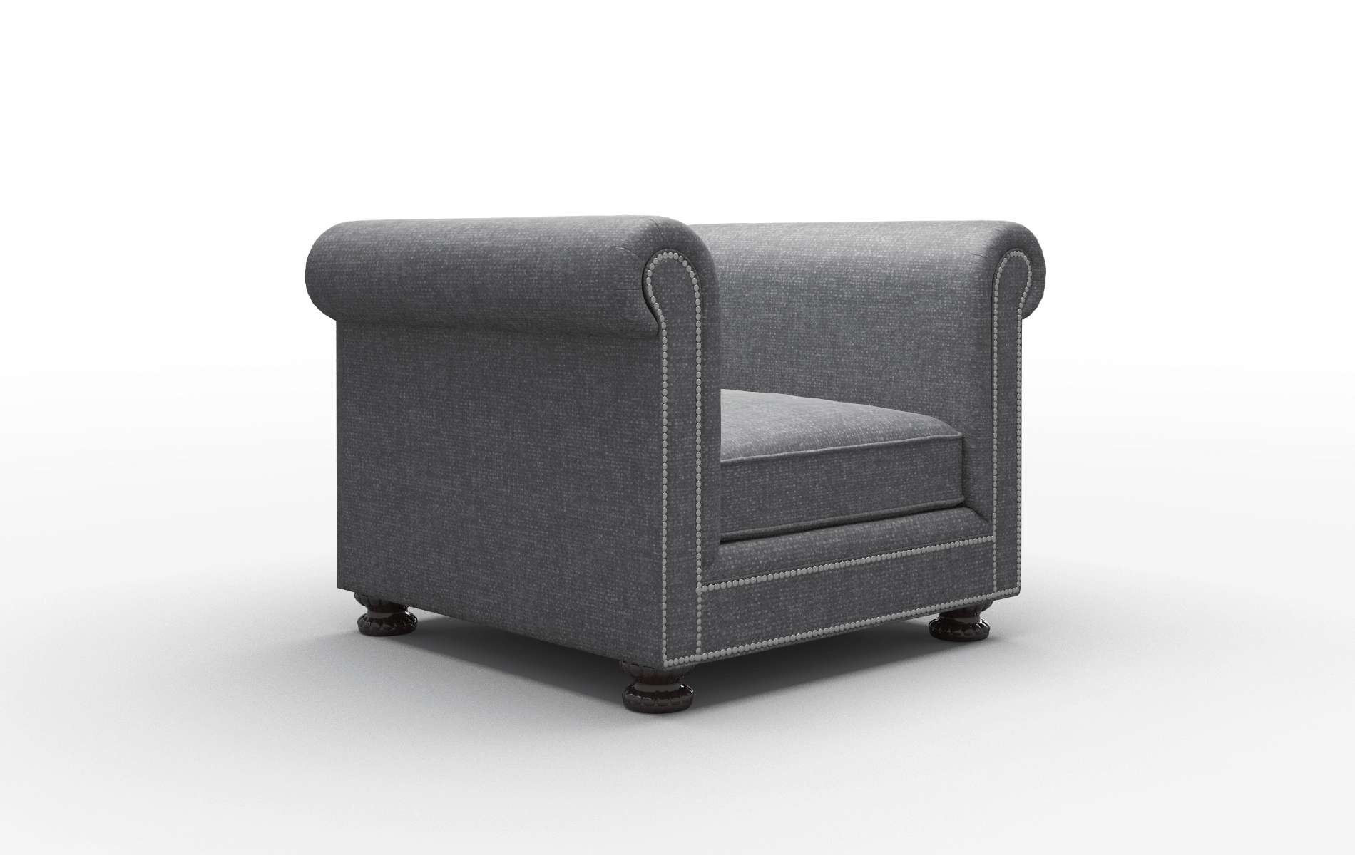 Athens Notion Graphite Chair espresso legs 2