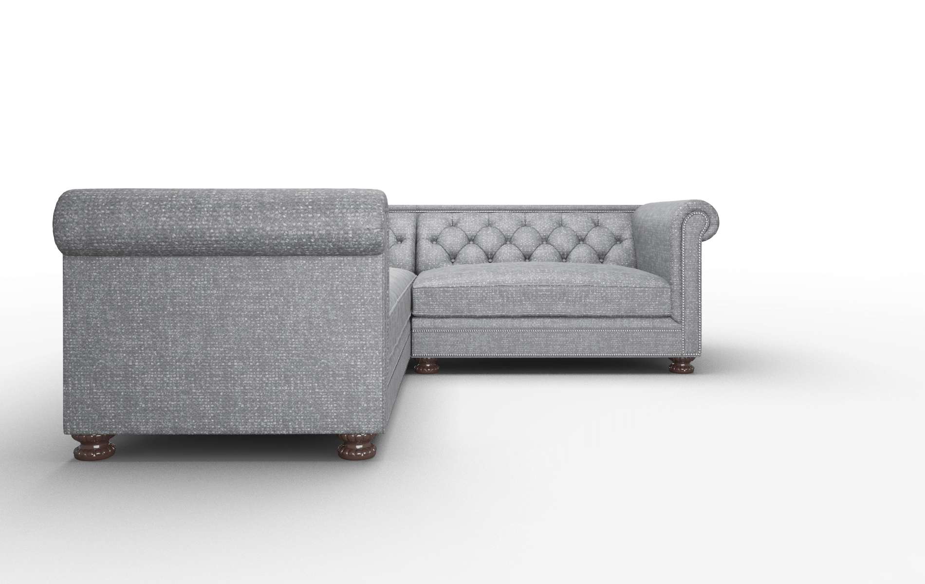 Athens Notion Graphite Sectional espresso legs 2