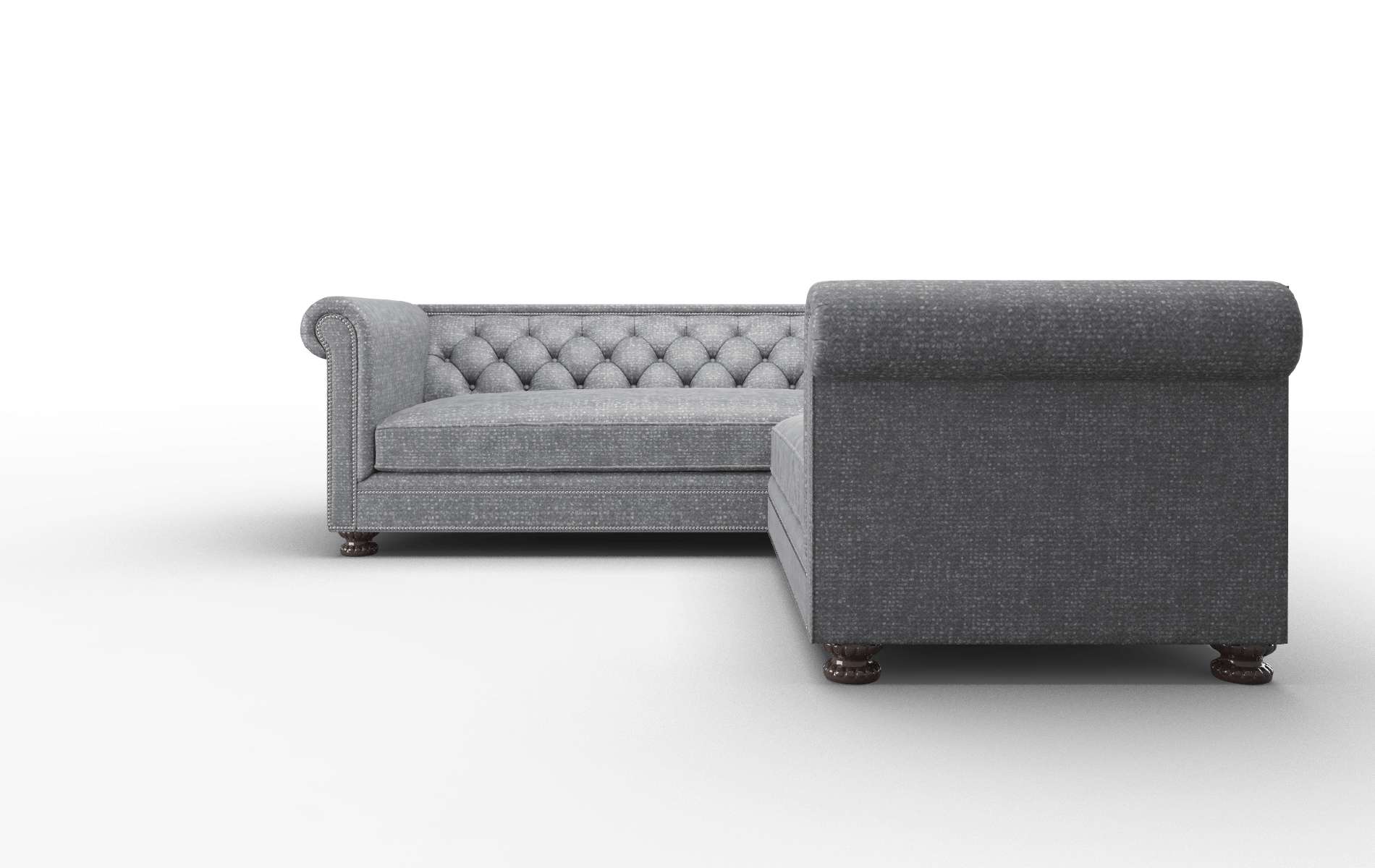 Athens Notion Graphite Sectional espresso legs 5