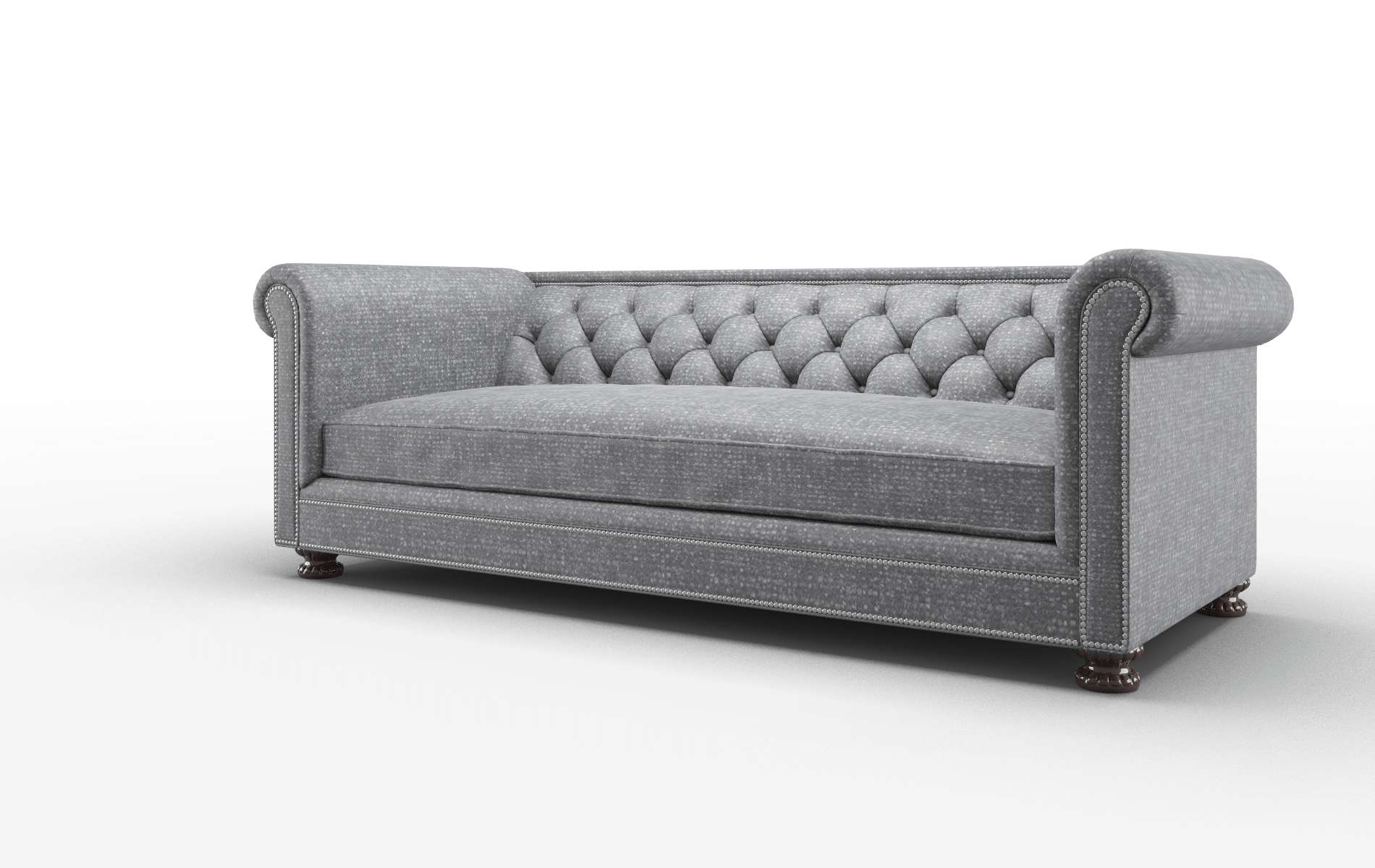 Athens Notion Graphite Sofa espresso legs 4