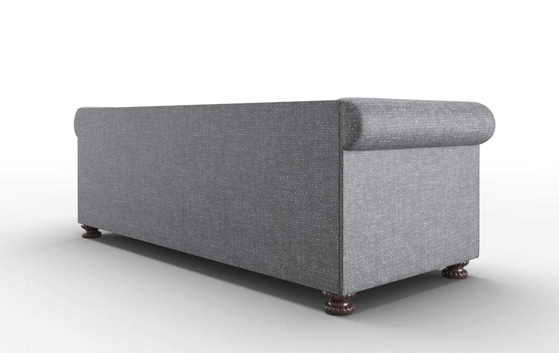 Athens Notion Graphite Sofa espresso legs 5