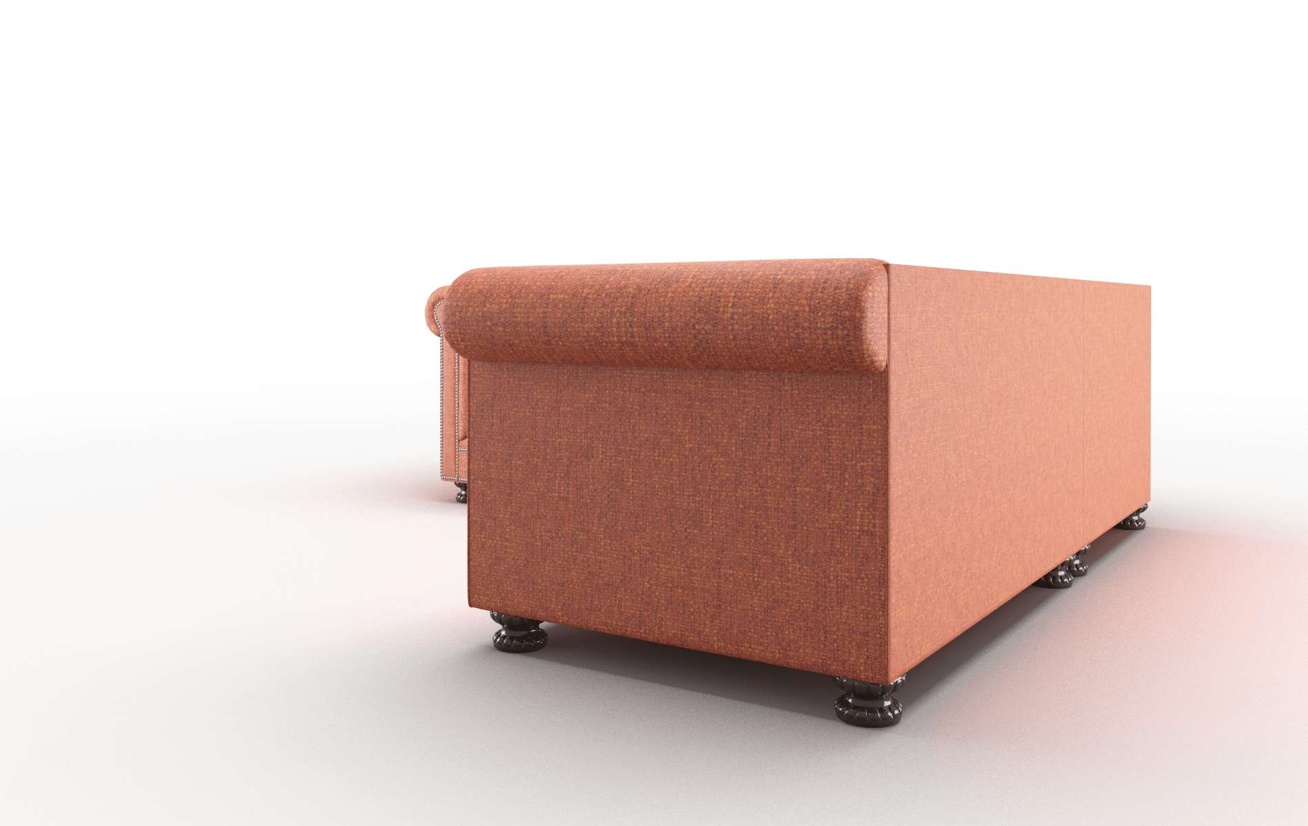 Athens Notion Tang Sectional espresso legs 4