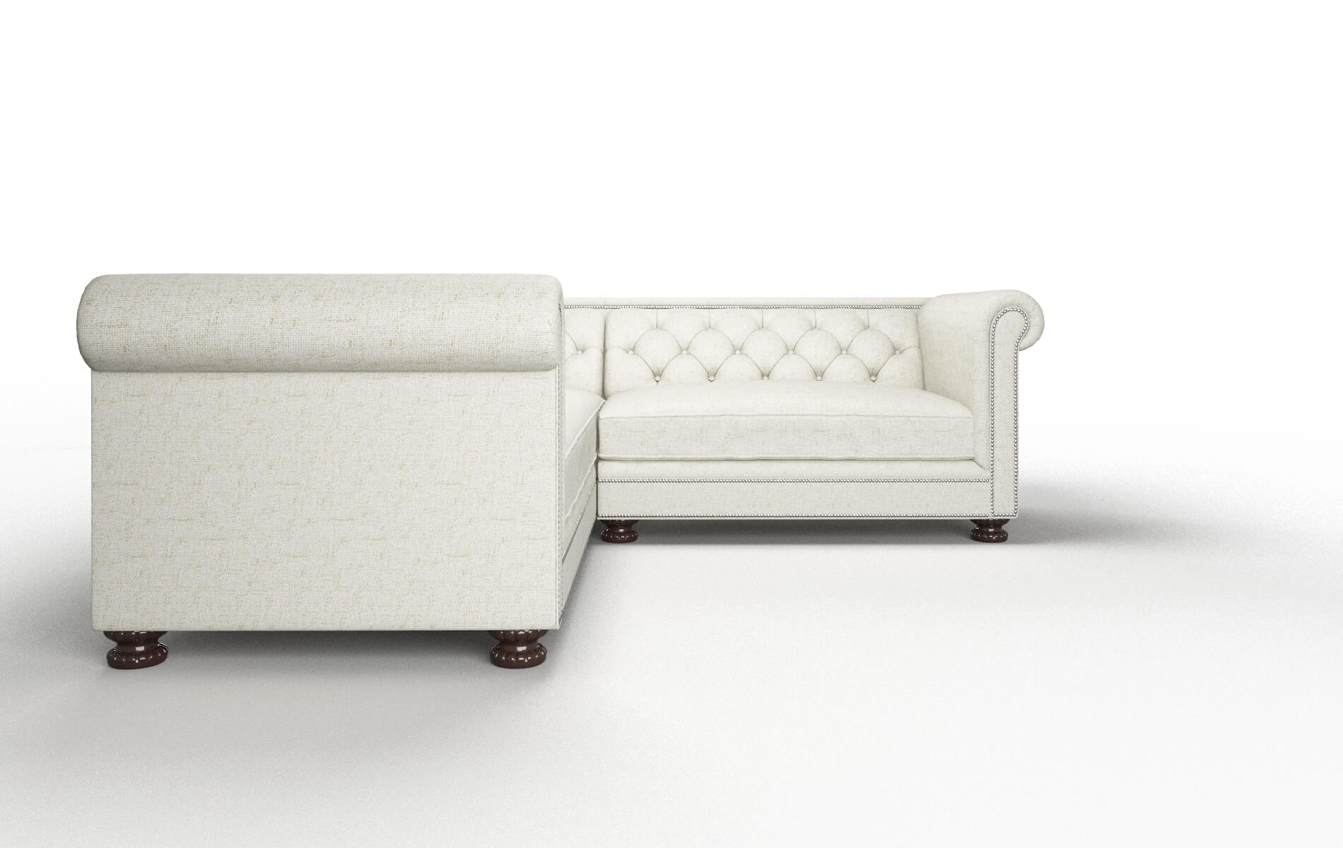 Athens Oceanside Birch Sectional espresso legs 2