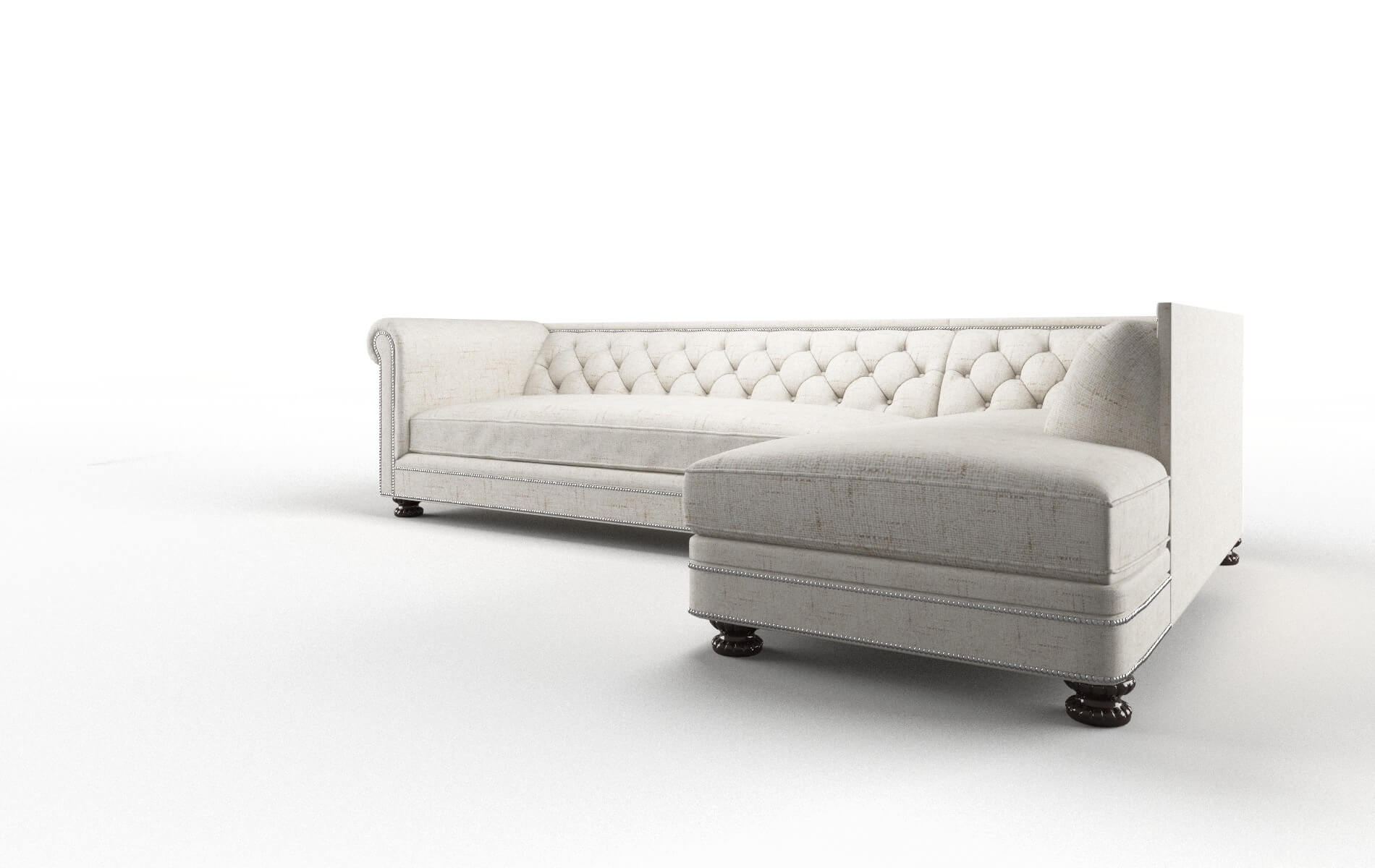 Athens Oceanside Natural Panel espresso legs 4