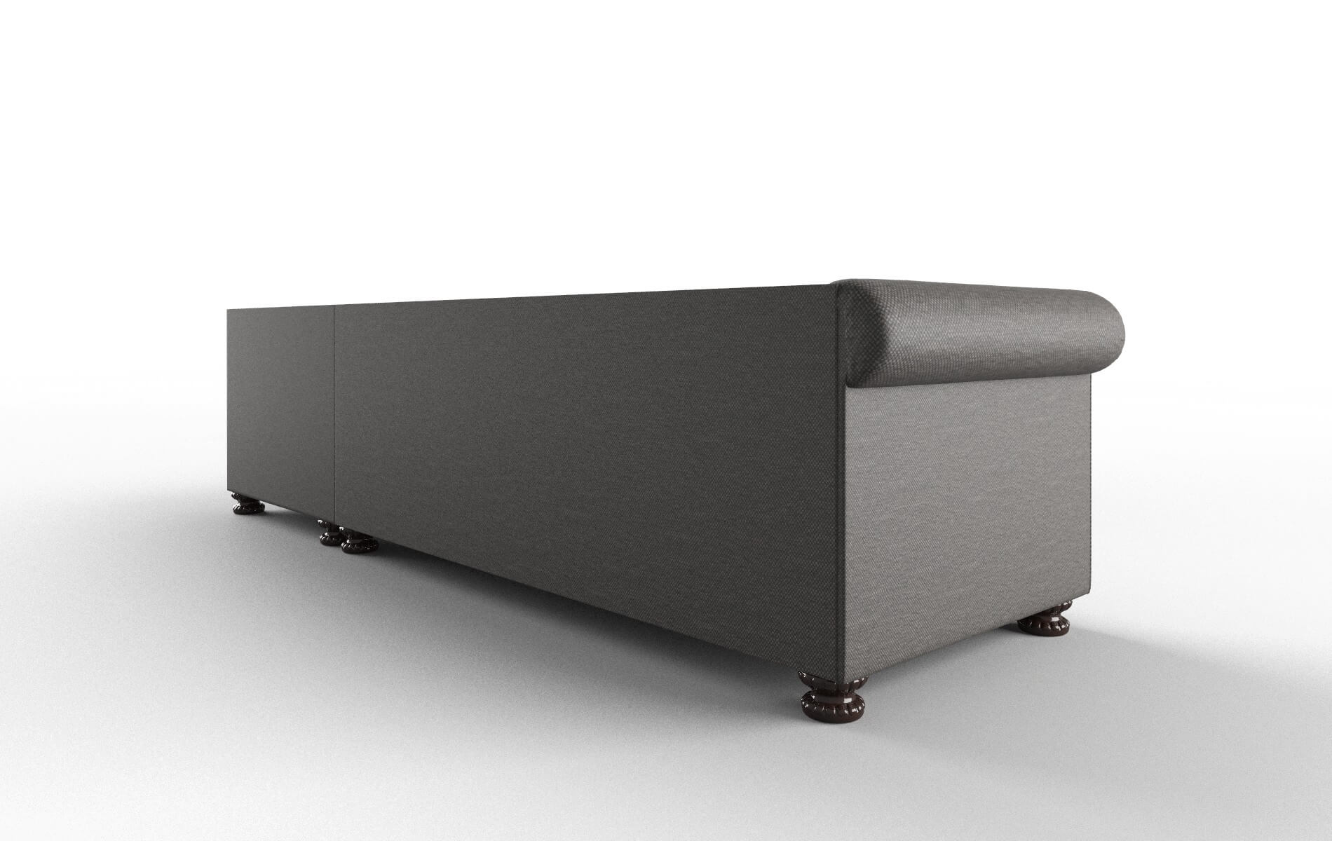 Athens Oscar Grey Panel espresso legs 5