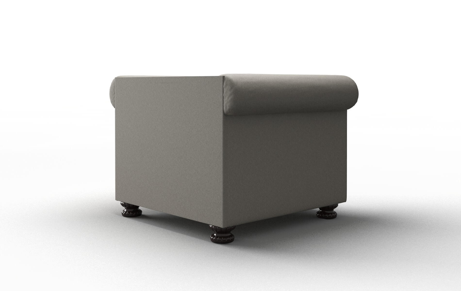 Athens Oscar Silver Chair espresso legs 5