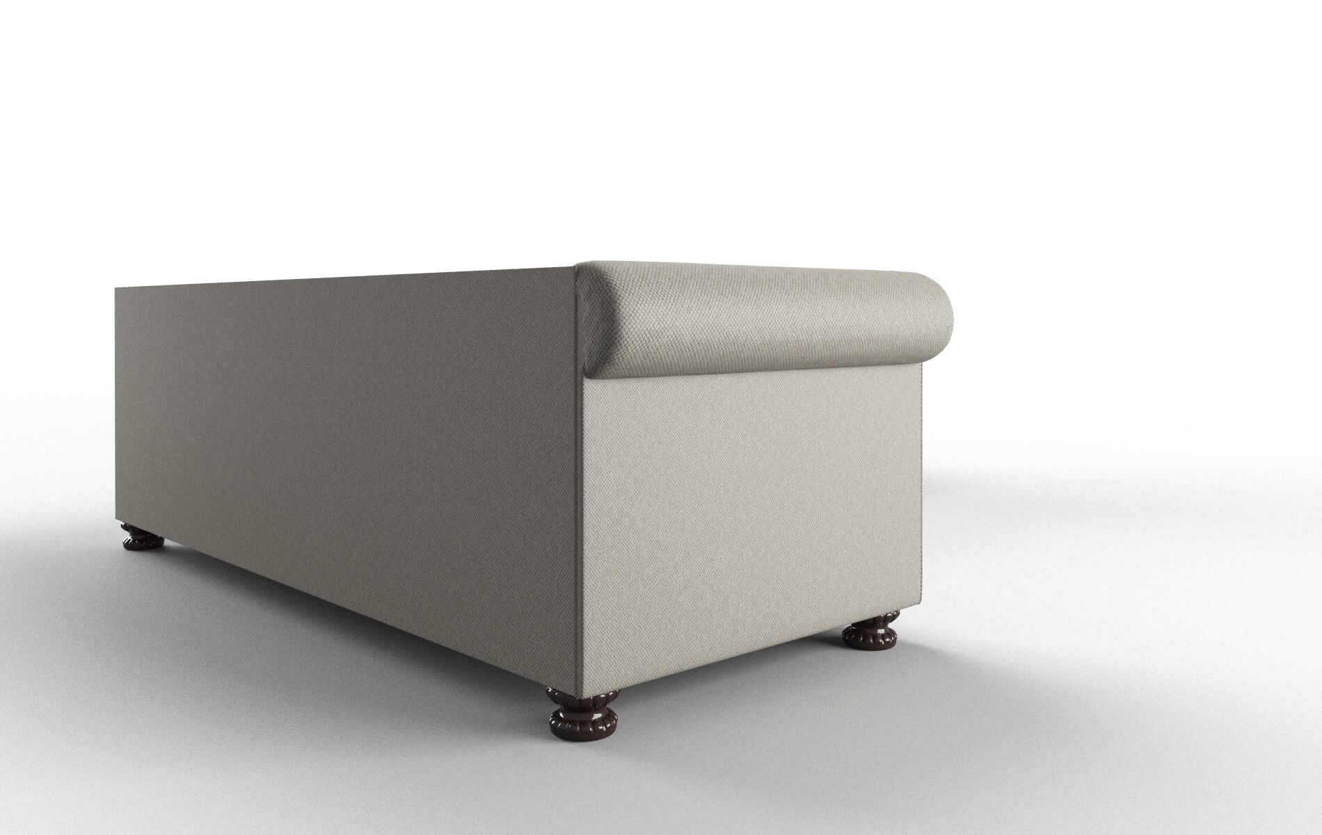 Athens Oscar Silver Sectional espresso legs 3