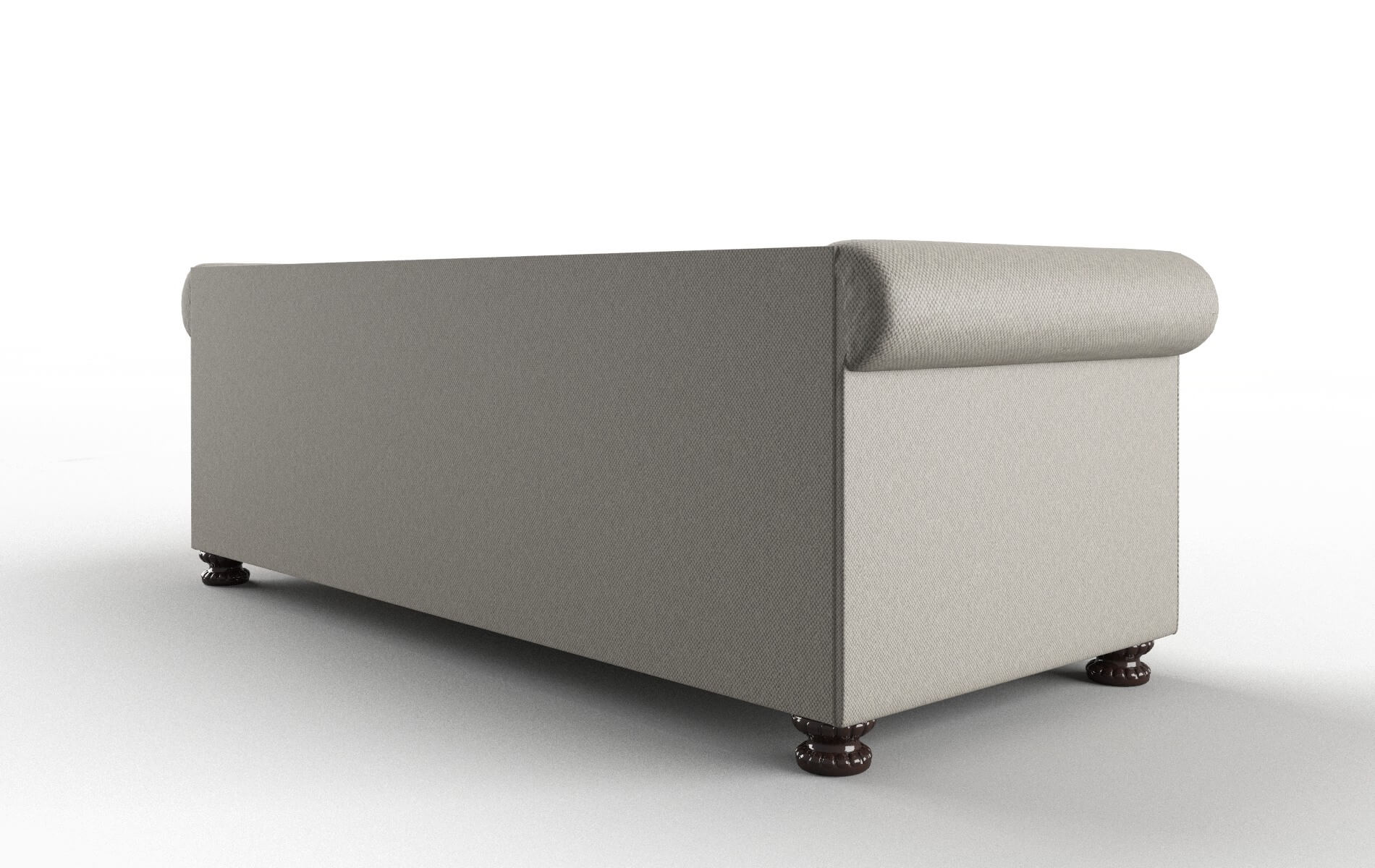 Athens Oscar Silver Sofa espresso legs 5