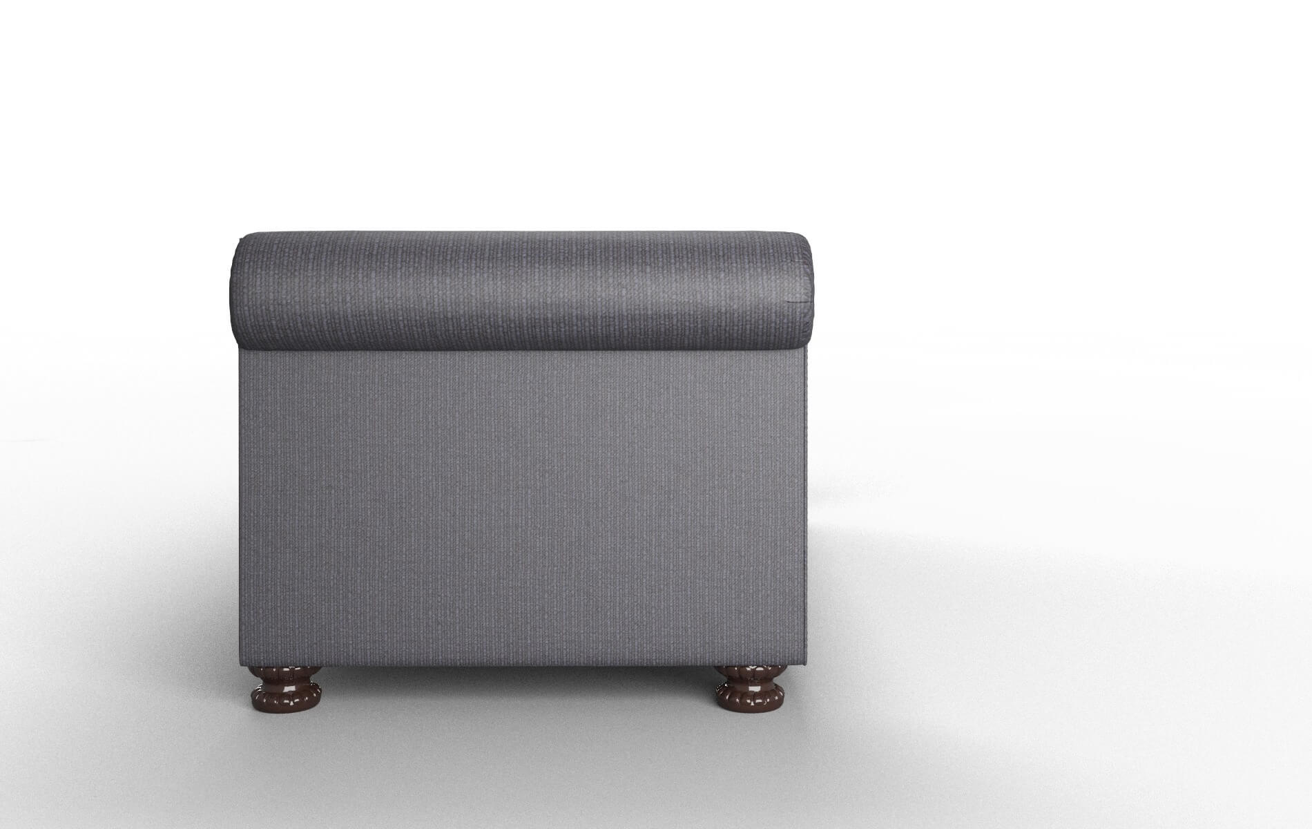 Athens Parker Charcoal Sofa espresso legs 3