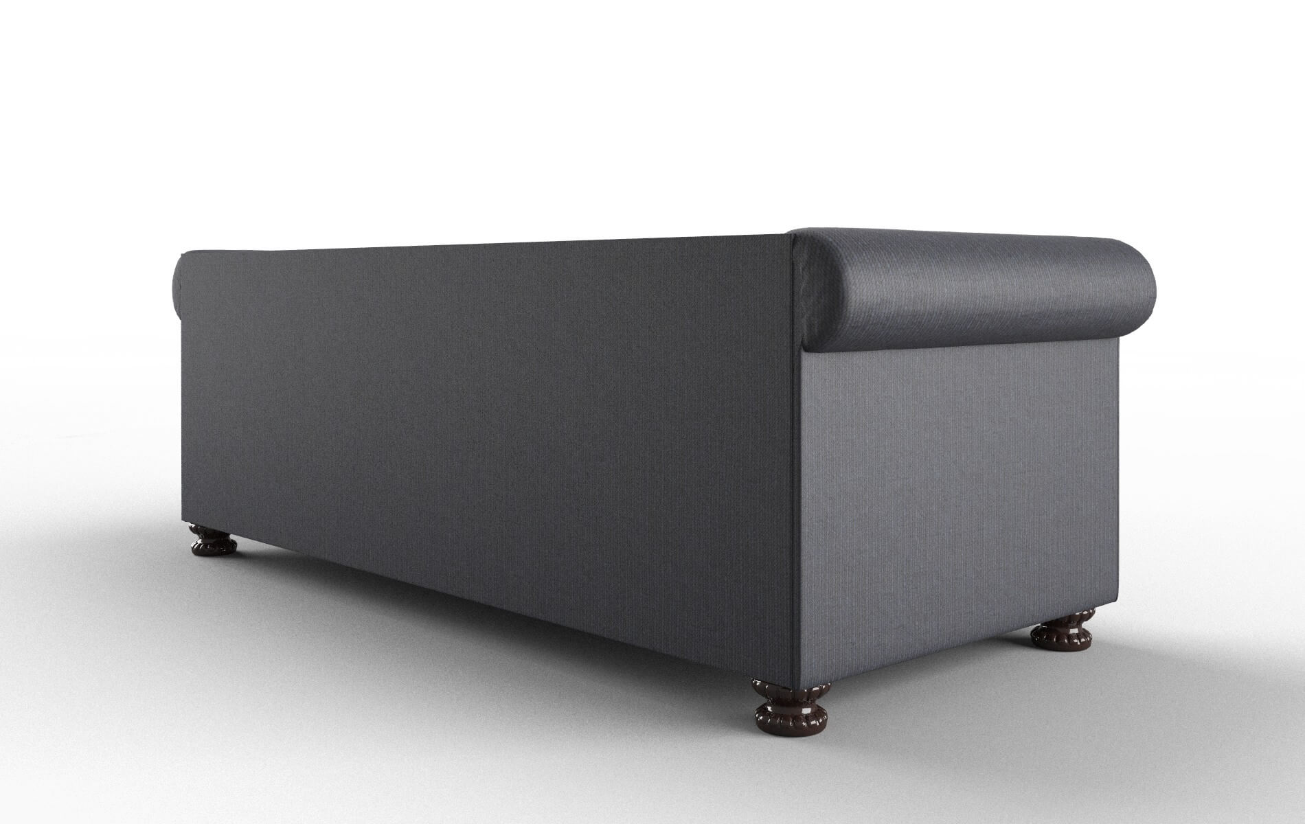 Athens Parker Midnight Sofa espresso legs 5