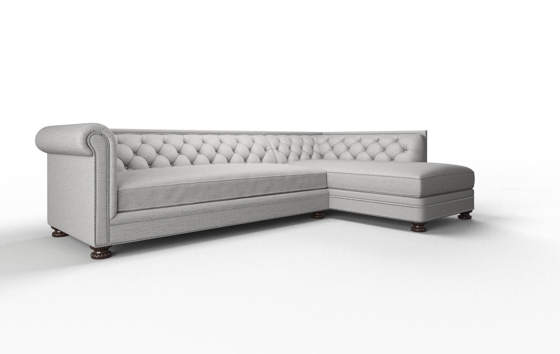 Athens Parker Silver Panel espresso legs 2