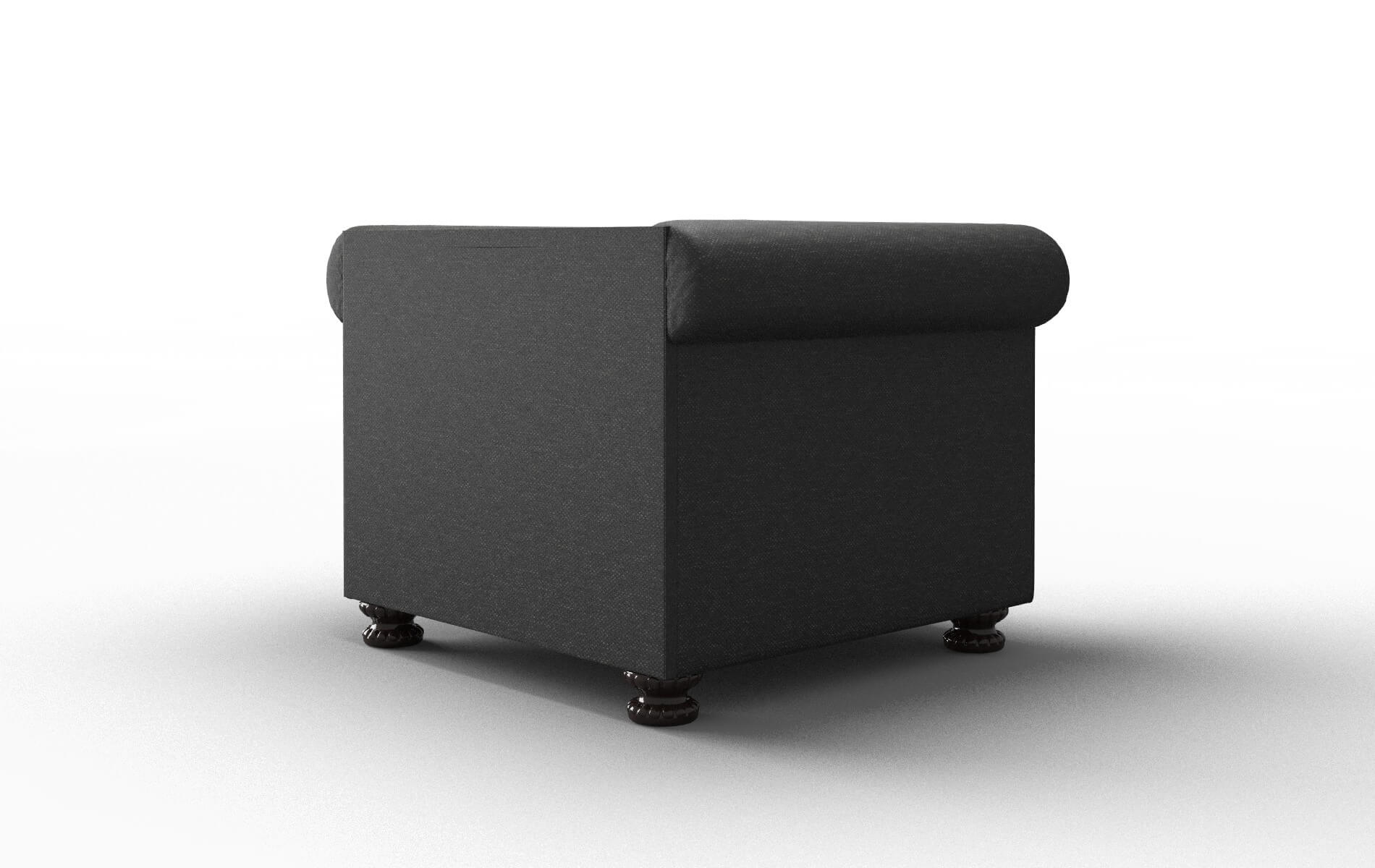 Athens Phoenix Charcoal Chair espresso legs 5