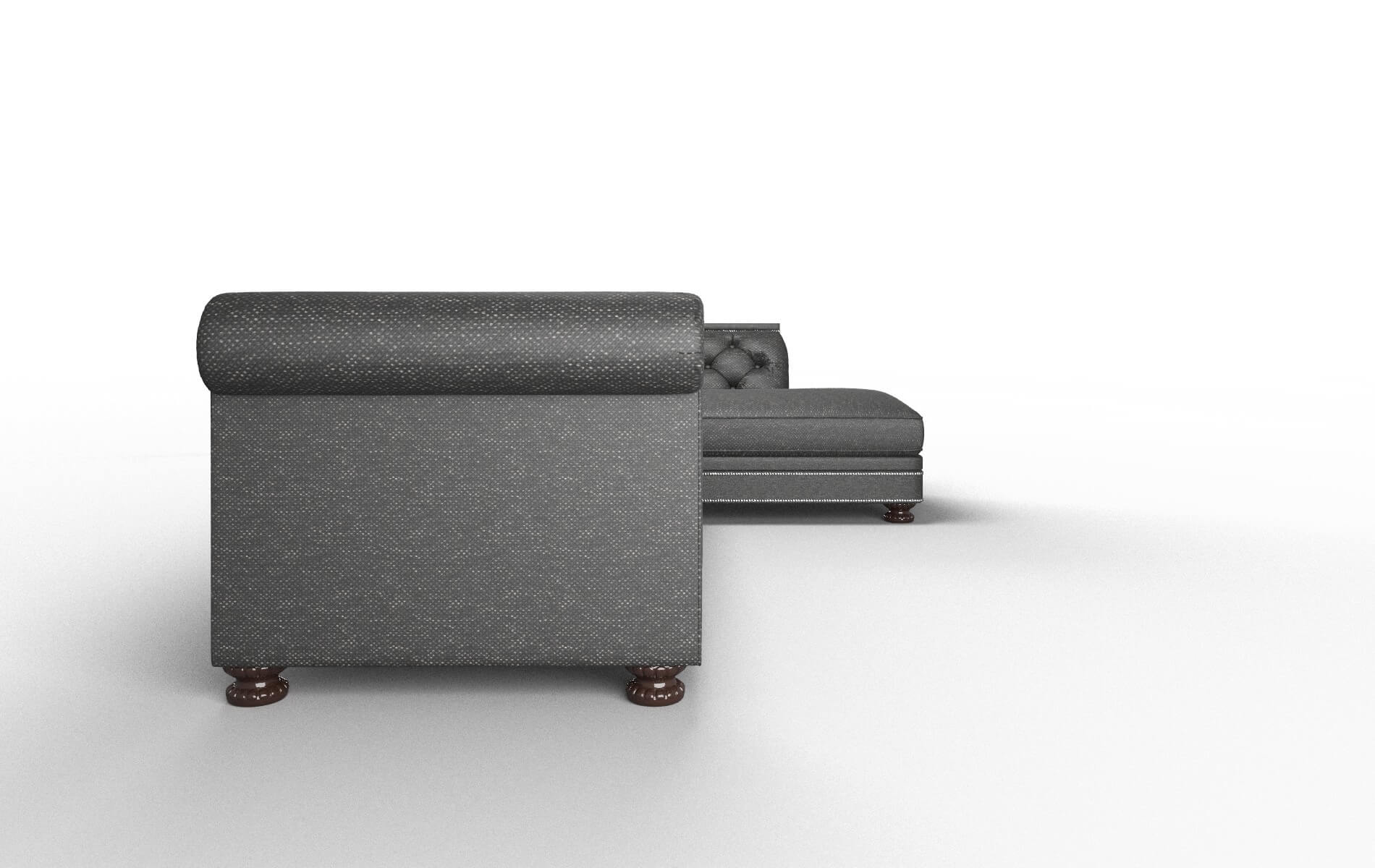 Athens Phoenix Charcoal Panel espresso legs 3