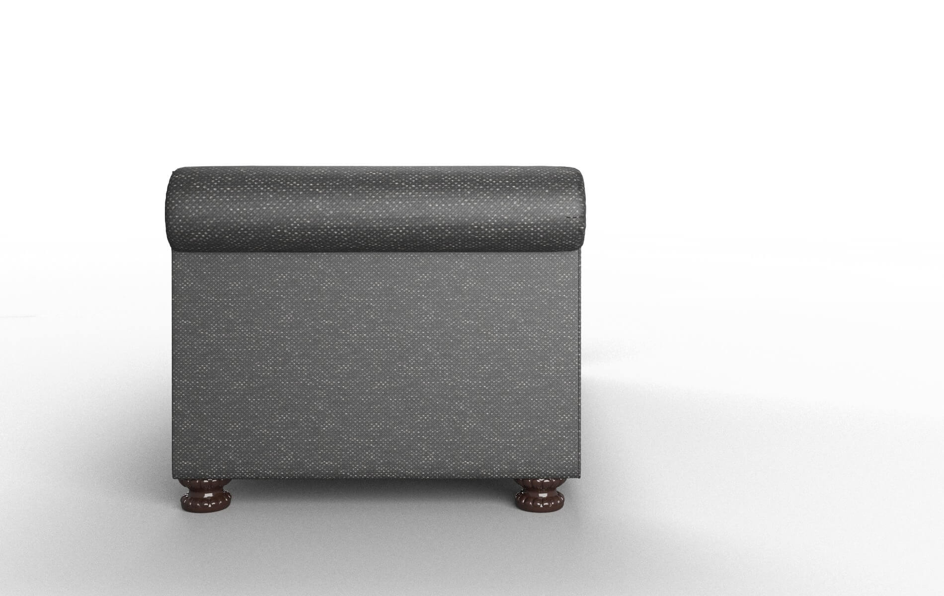 Athens Phoenix Charcoal Sofa espresso legs 3