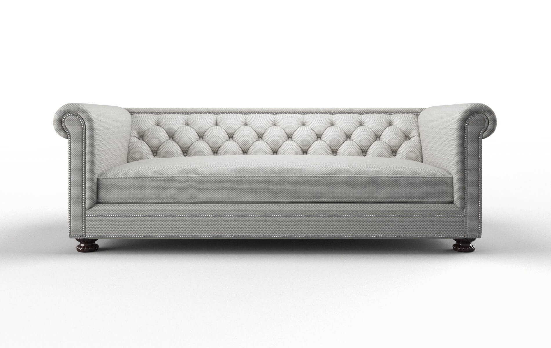 Athens Phoenix Silver Sofa espresso legs 1