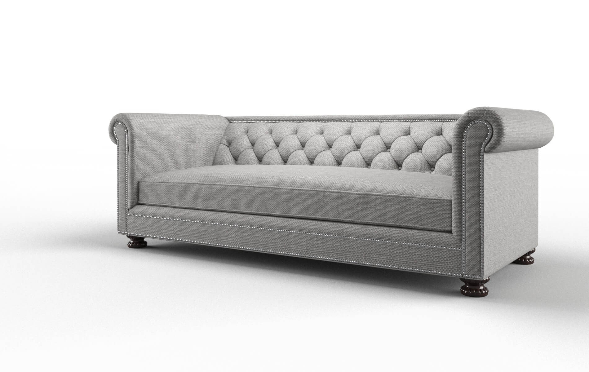 Athens Phoenix Smoke Sofa espresso legs 4