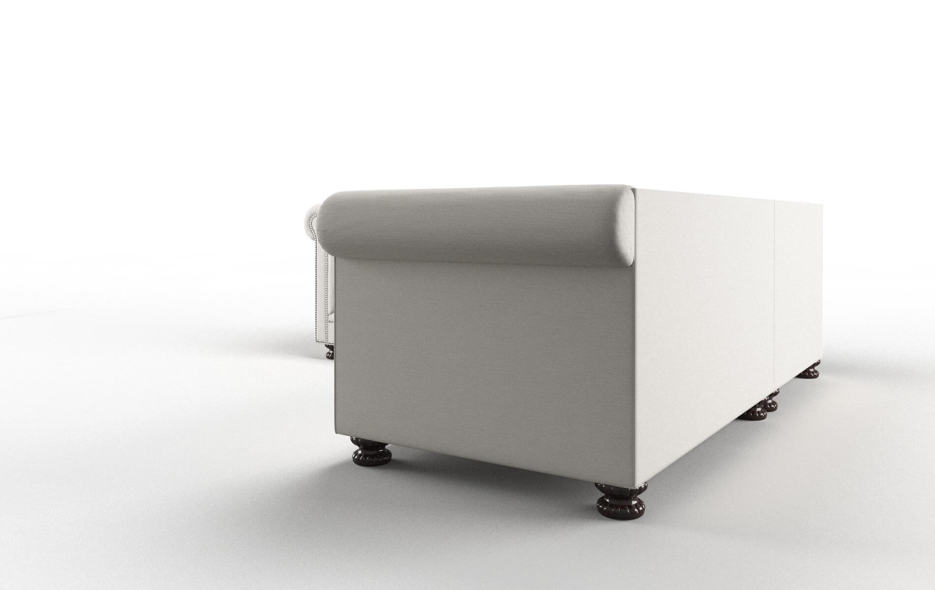 Athens Redondo Pearl Sectional espresso legs 4