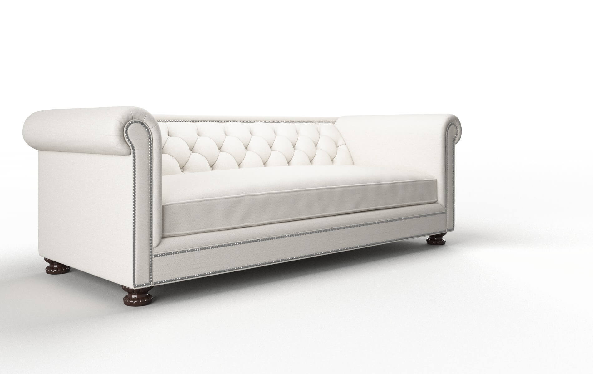 Athens Redondo Pearl Sofa espresso legs 2