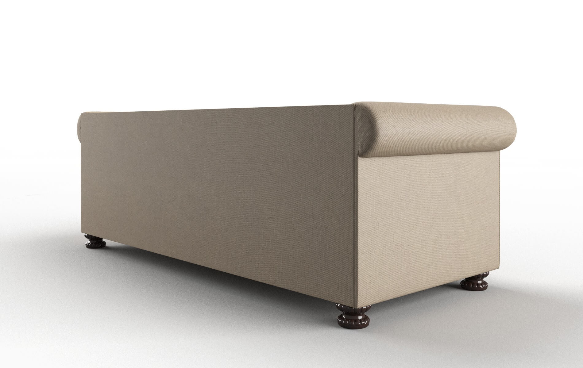 Athens Rocket Cappuccino Sofa espresso legs 5