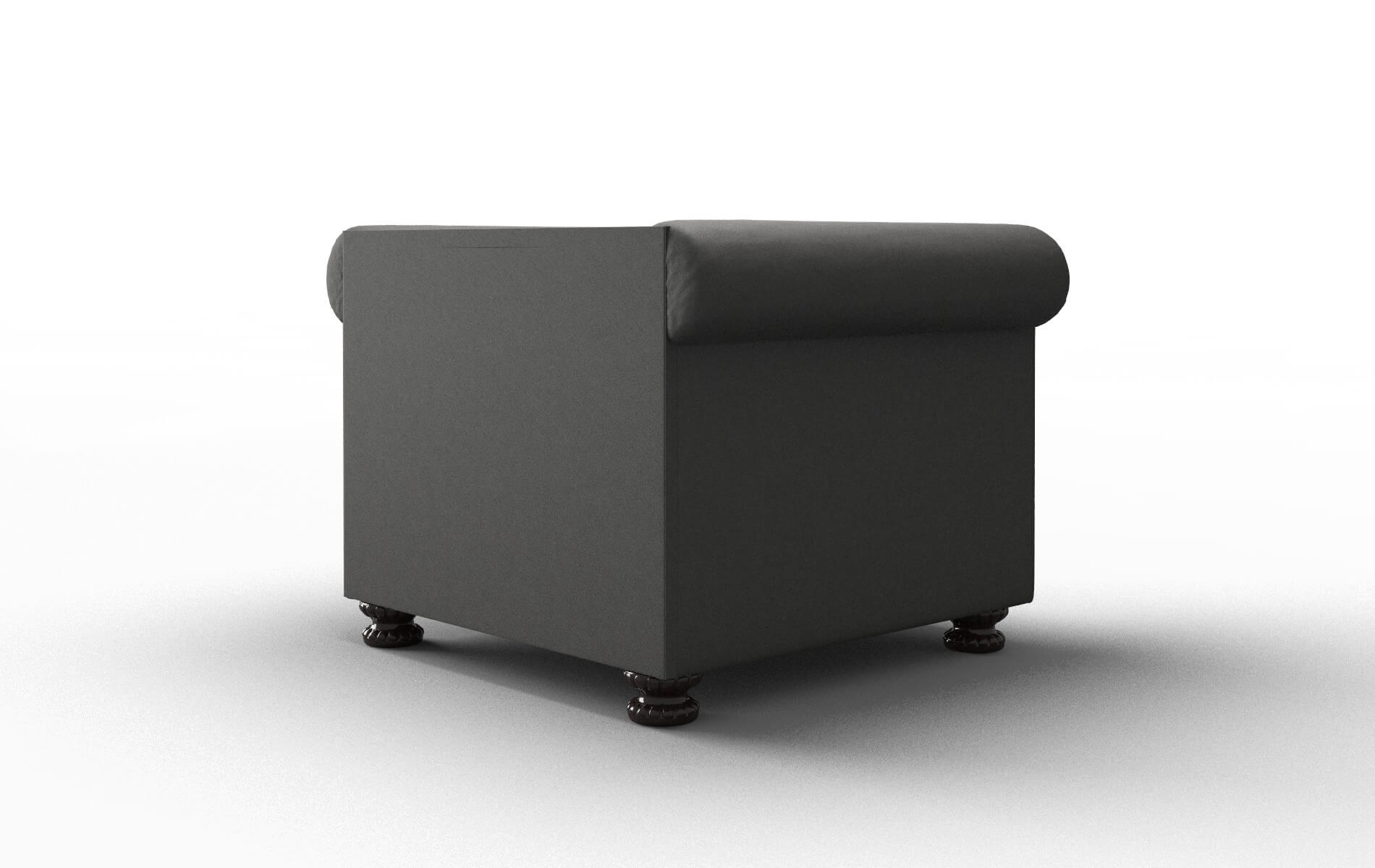 Athens Rocket Charcoal Chair espresso legs 5