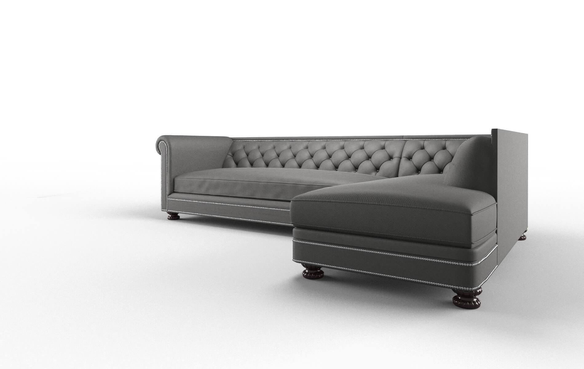 Athens Rocket Charcoal Panel espresso legs 4