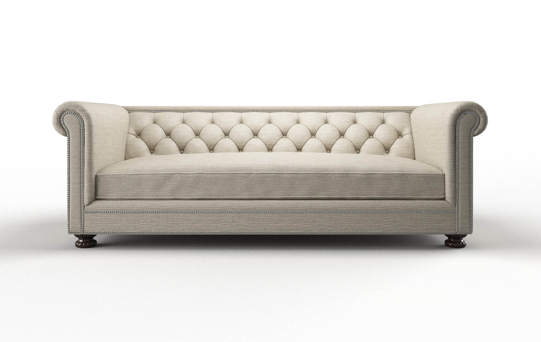 Athens Rocket Dove Sofa espresso legs 1