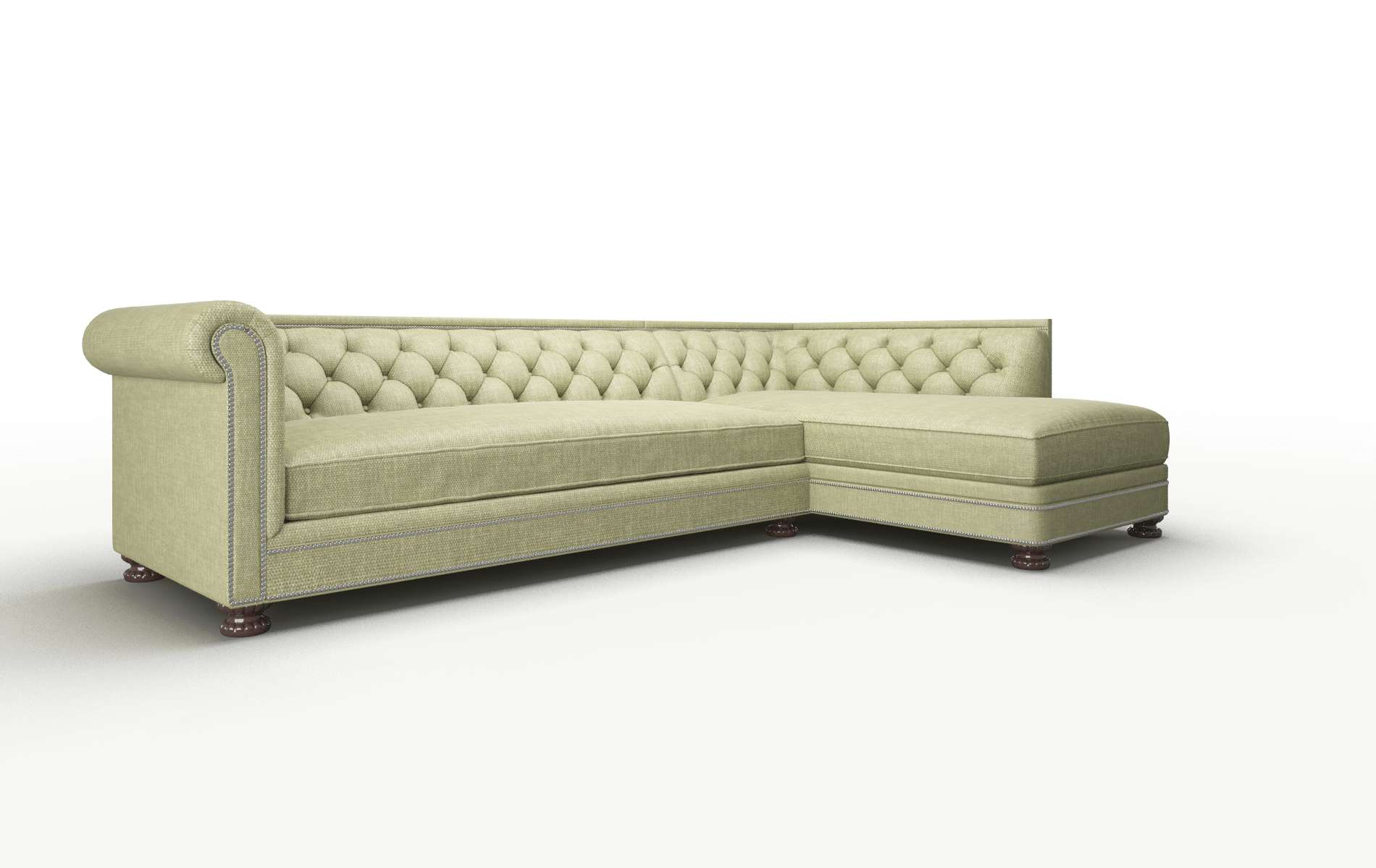 Athens Rocket Evergreen Panel espresso legs 2