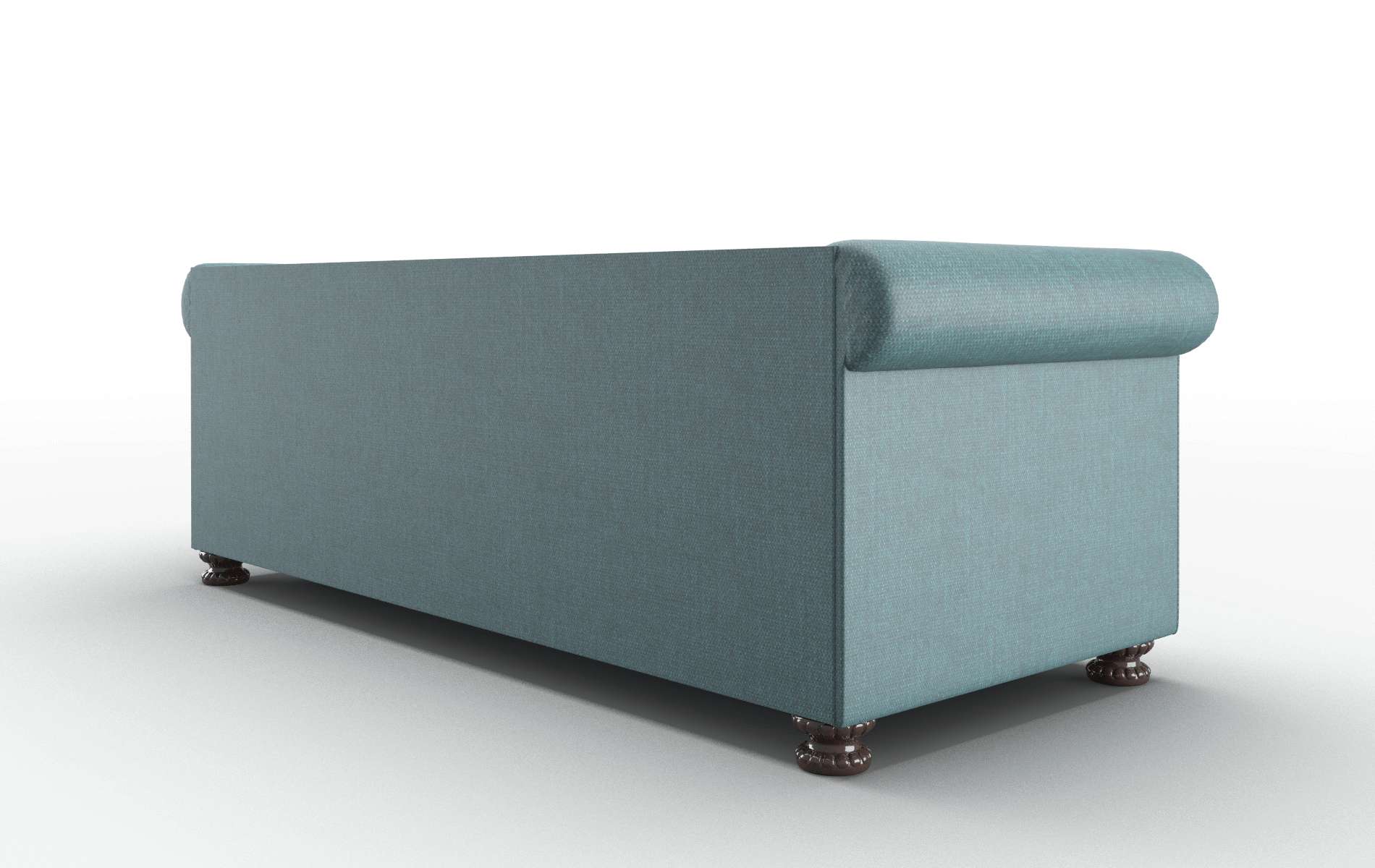 Athens Rocket Peacock Sofa espresso legs 5