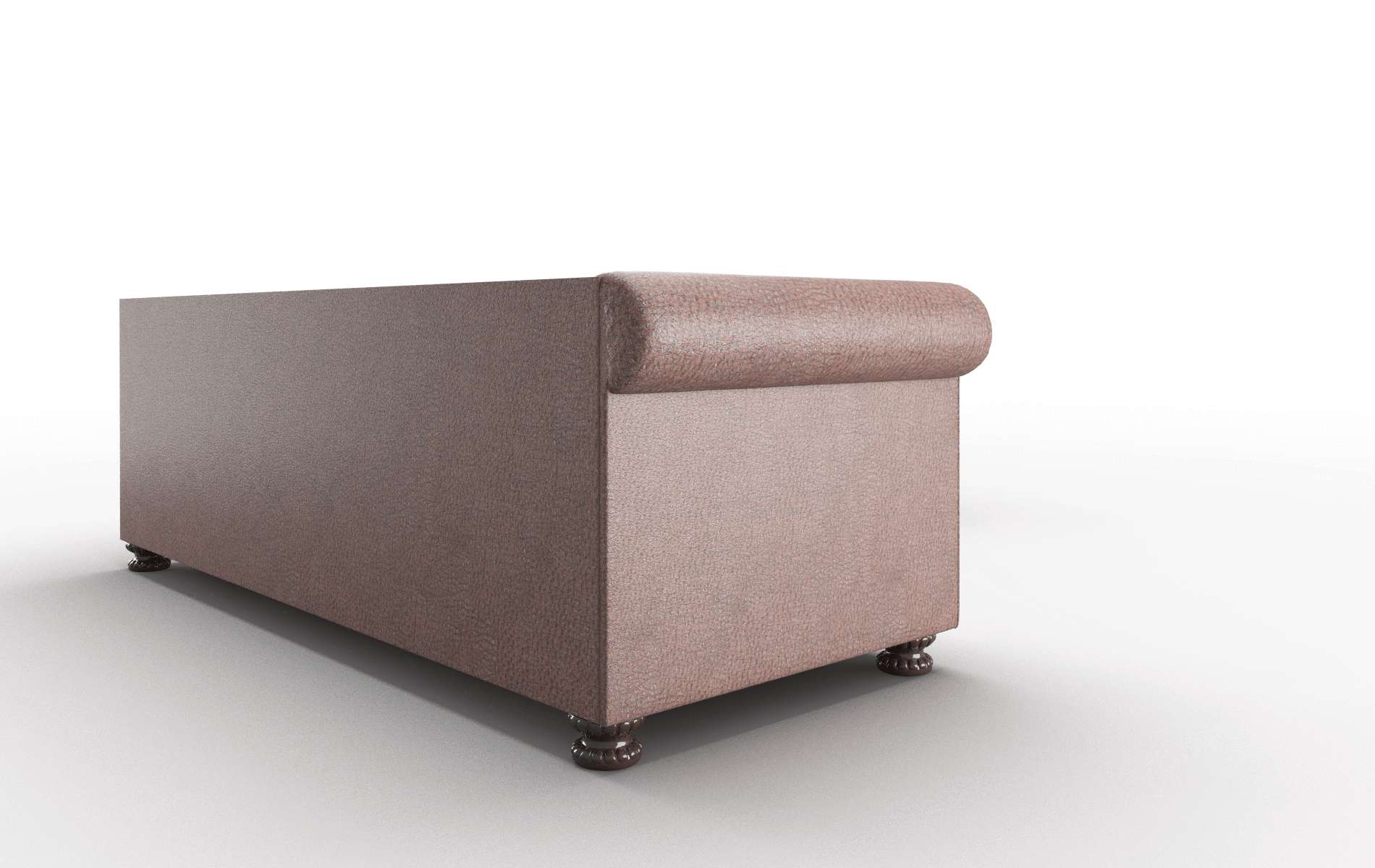 Athens Royale Mocha Sectional espresso legs 3