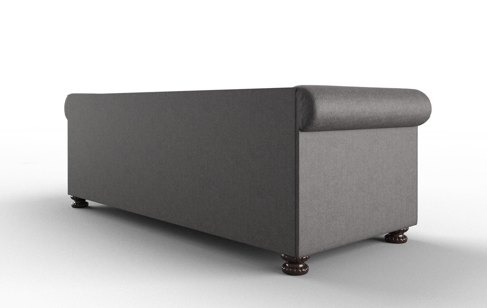 Athens Sasha Grey Sofa espresso legs 5
