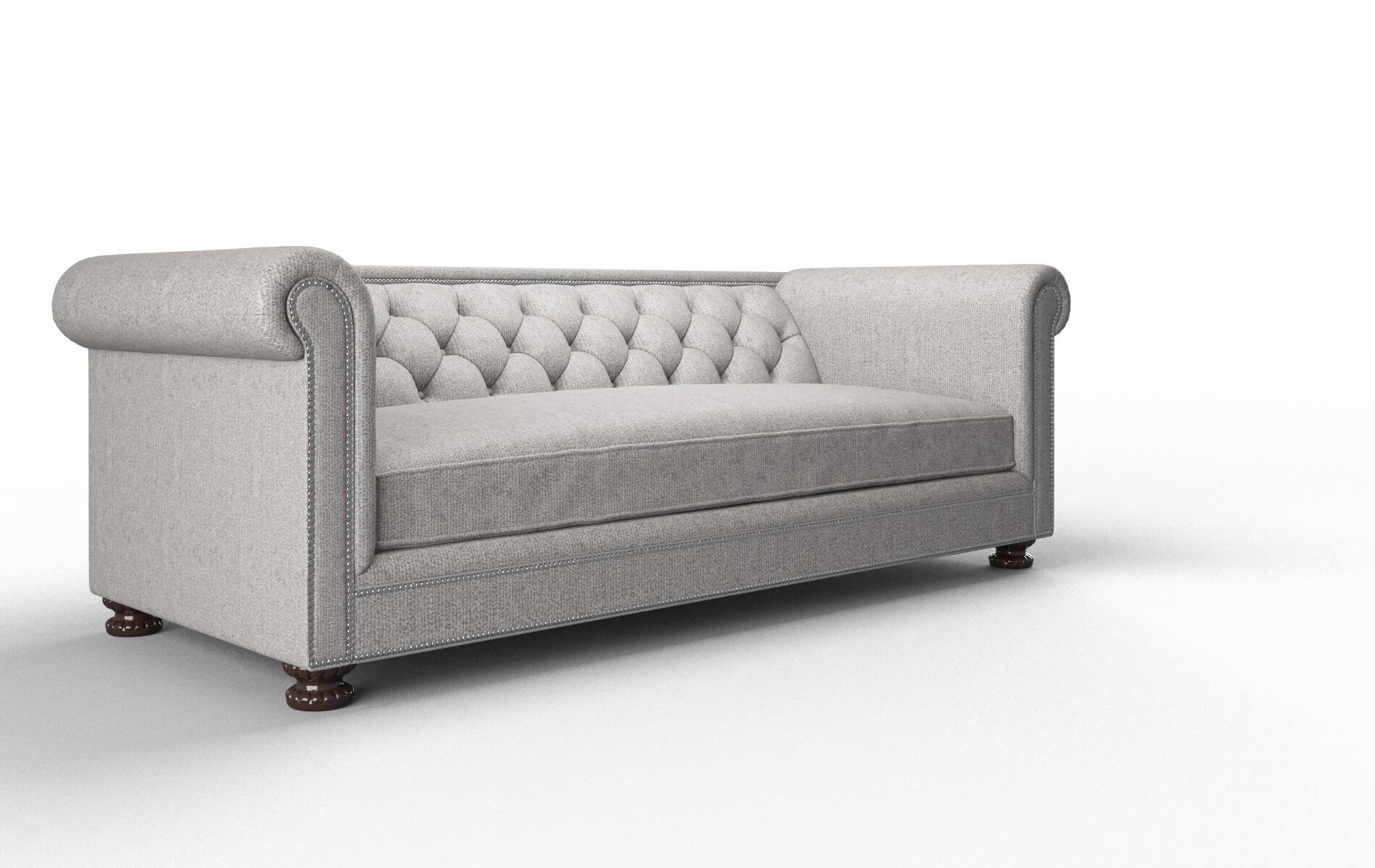 Athens Sasha Silver Sofa espresso legs 2