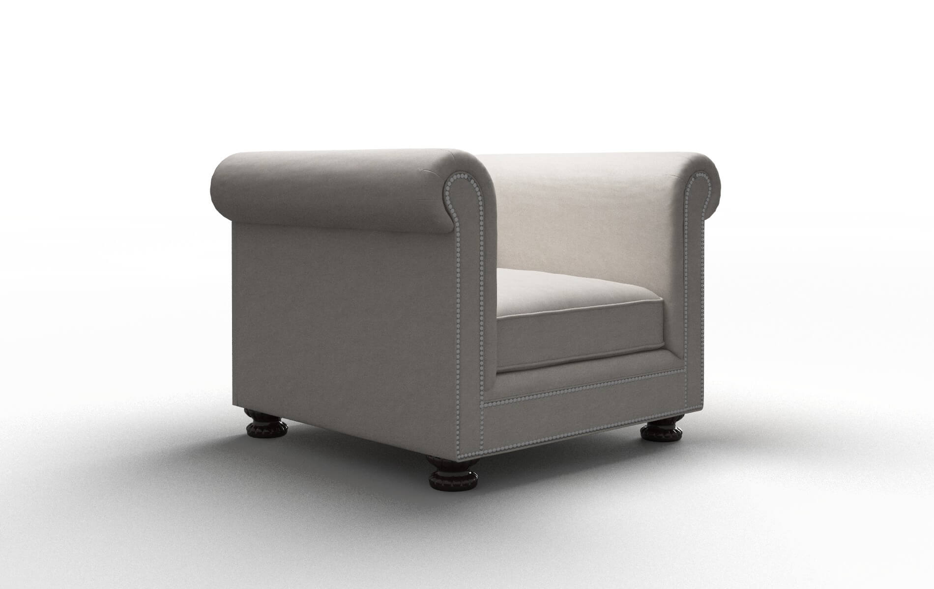 Athens Suave Dove Chair espresso legs 2