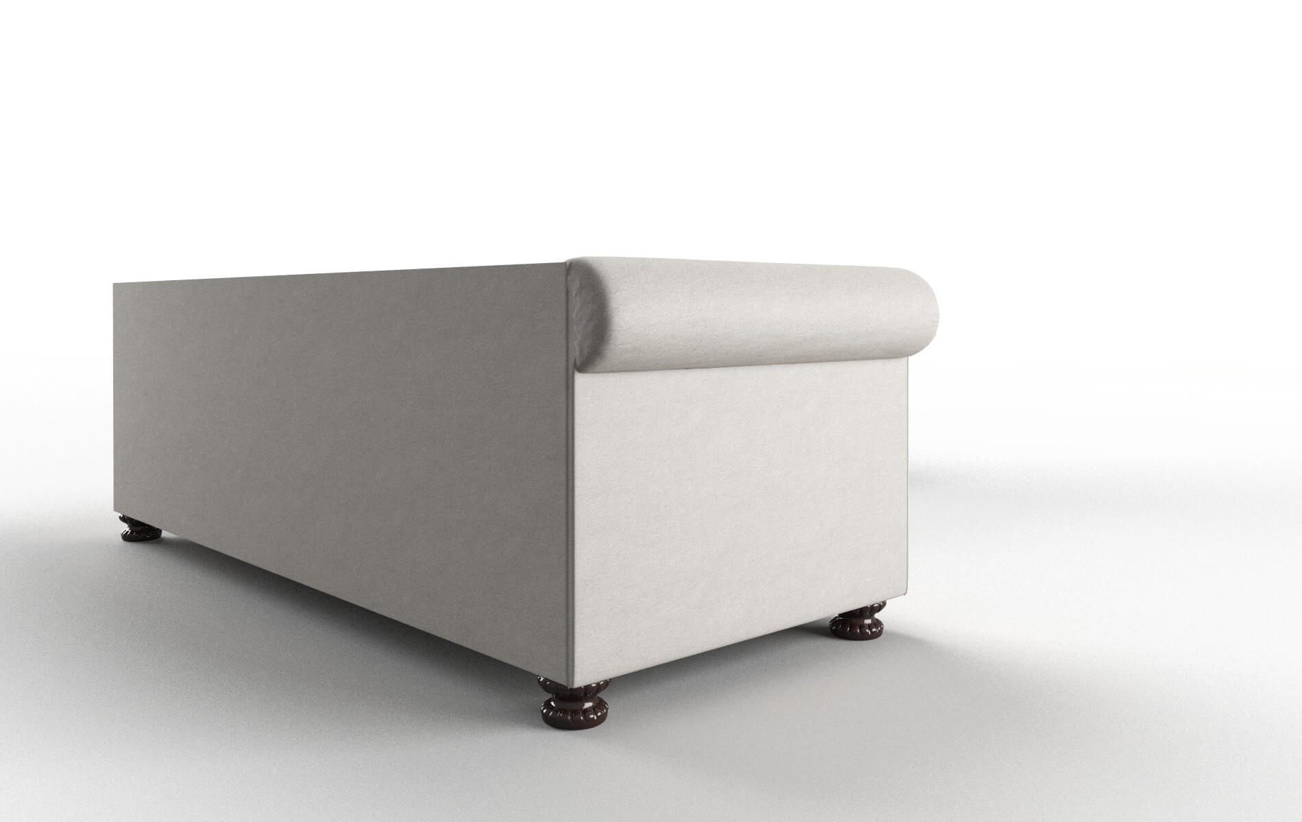 Athens Suave Dove Sectional espresso legs 3