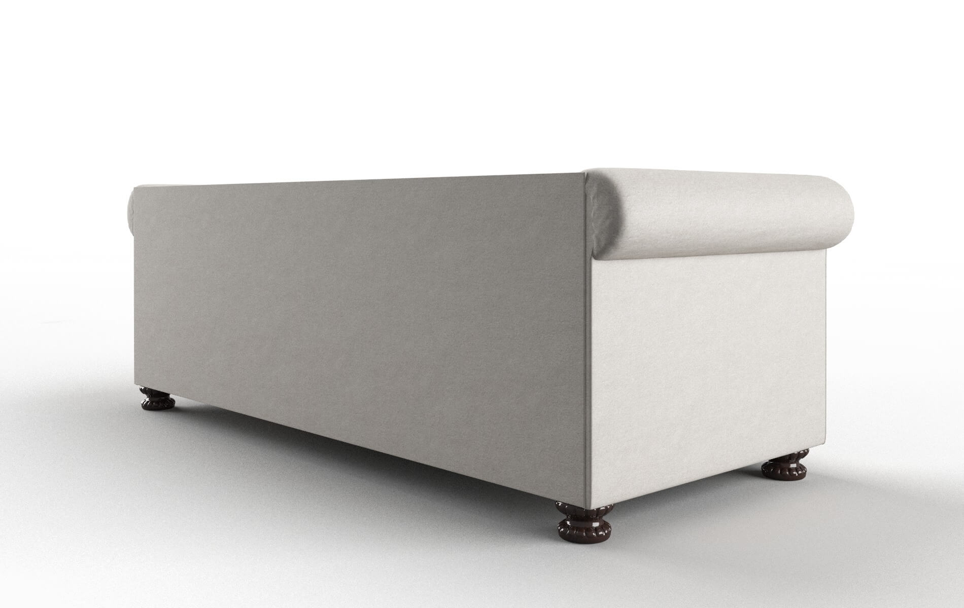 Athens Suave Dove Sofa espresso legs 5