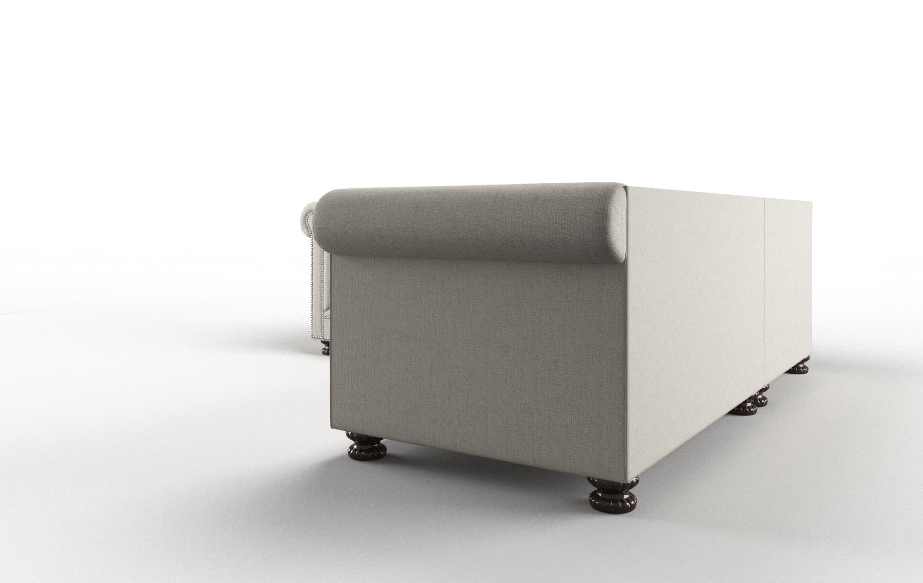 Athens Terrain Natural Sectional espresso legs 4