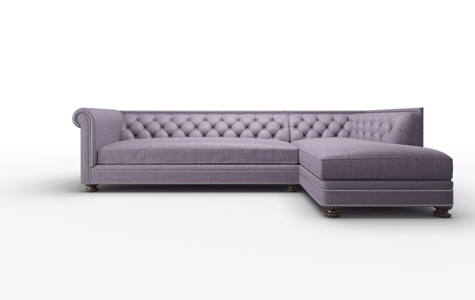 Athens Tess Blackberry Panel espresso legs 1