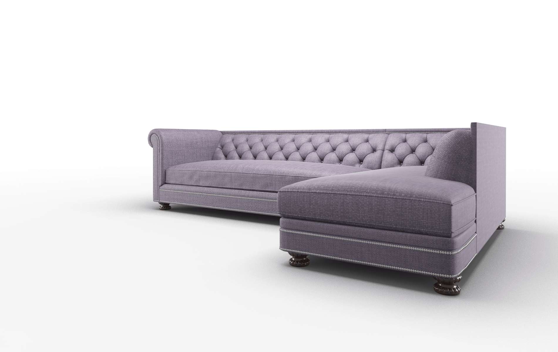 Athens Tess Blackberry Panel espresso legs 4