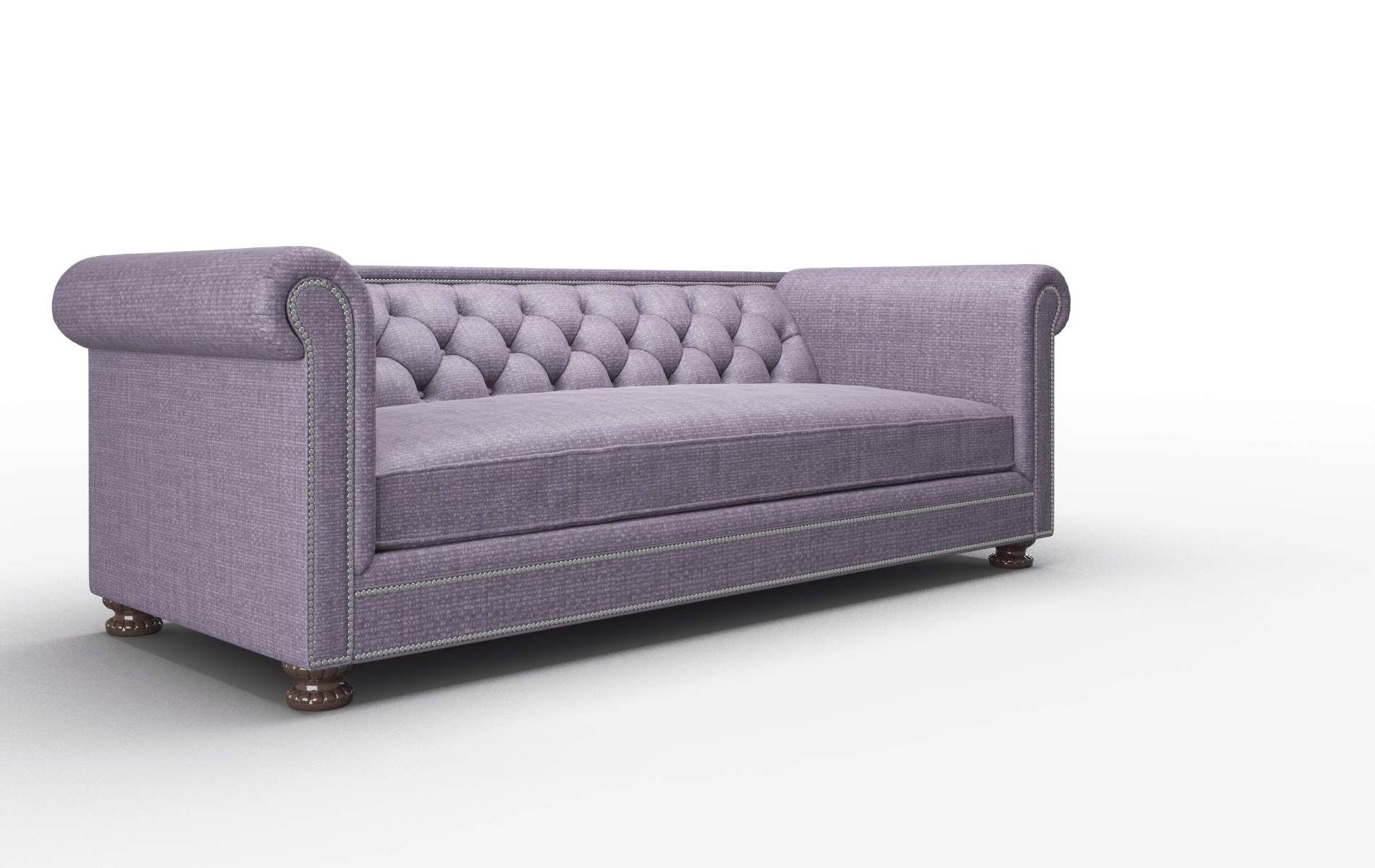 Athens Tess Blackberry Sofa espresso legs 2