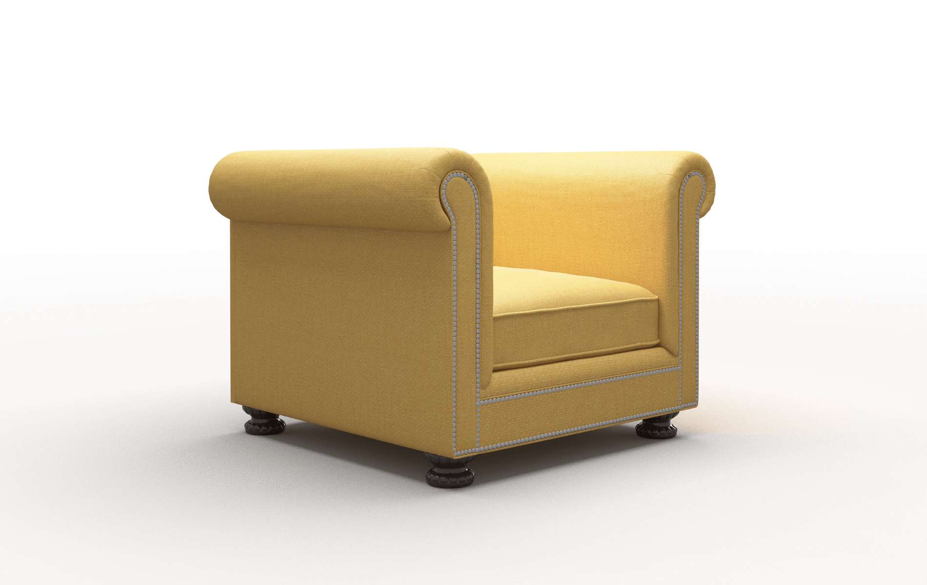Athens Tess Turmeric Chair espresso legs 2
