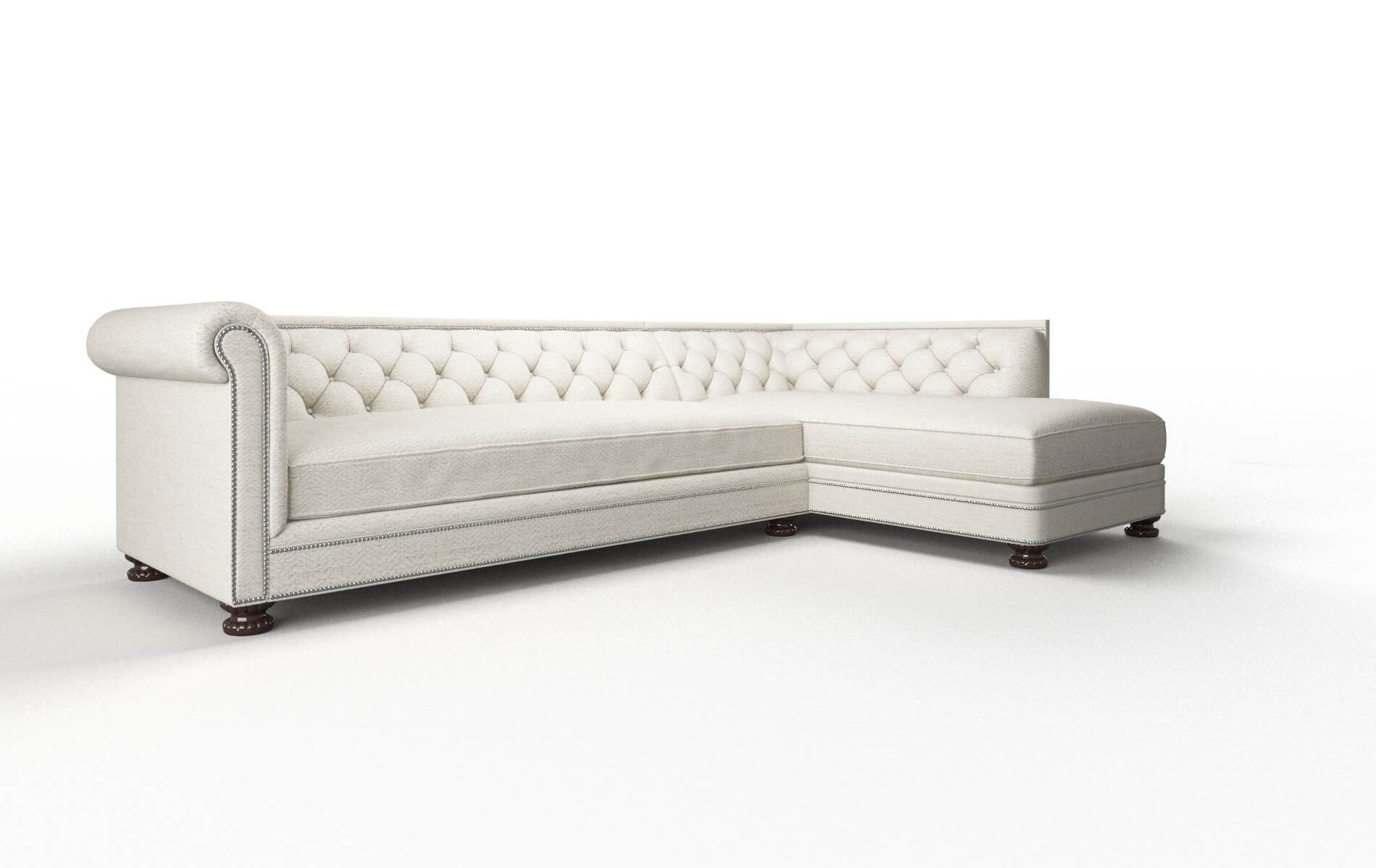 Athens Venus Cream Panel espresso legs 2