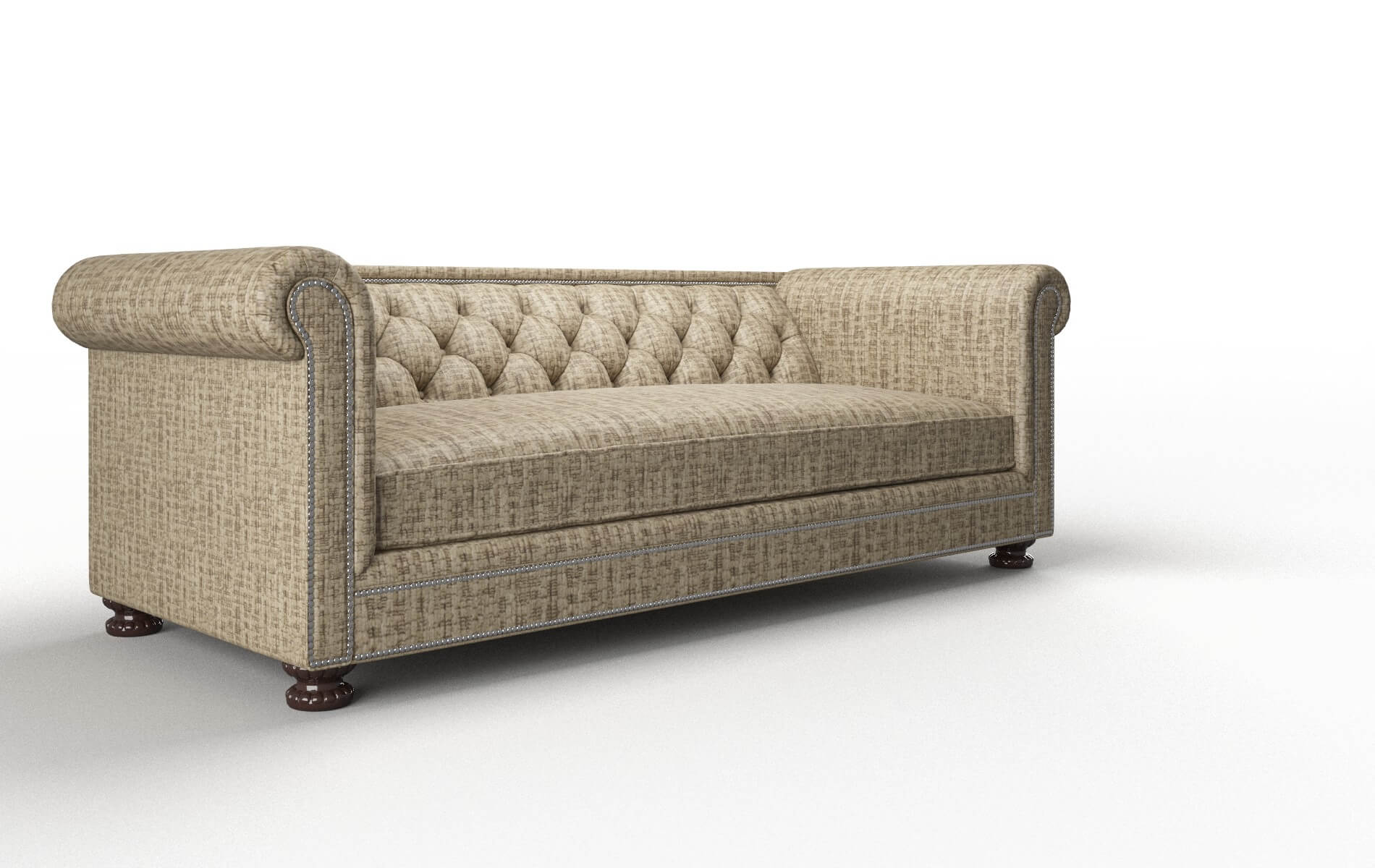 Athens Venus Mocha Sofa espresso legs 2