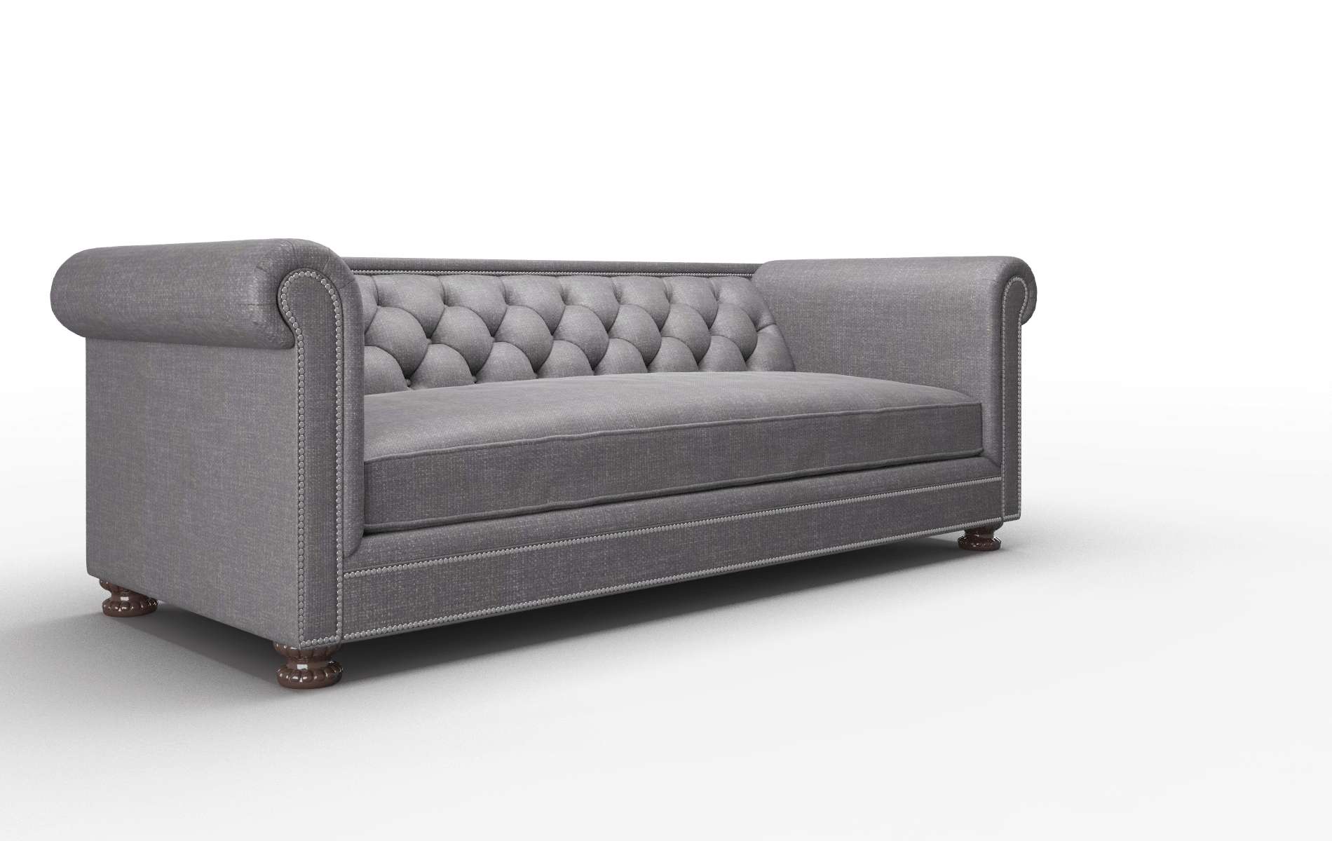Athens Venus Onyx Sofa espresso legs 2