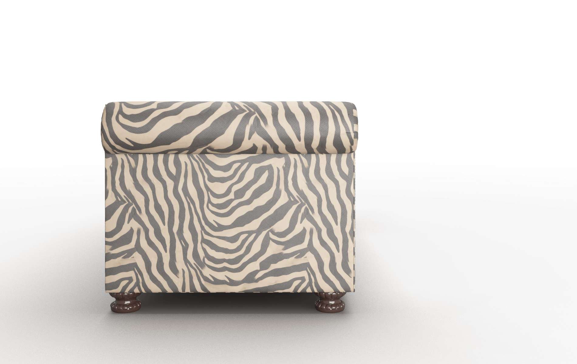 Athens Zambia Coffee Sofa espresso legs 3