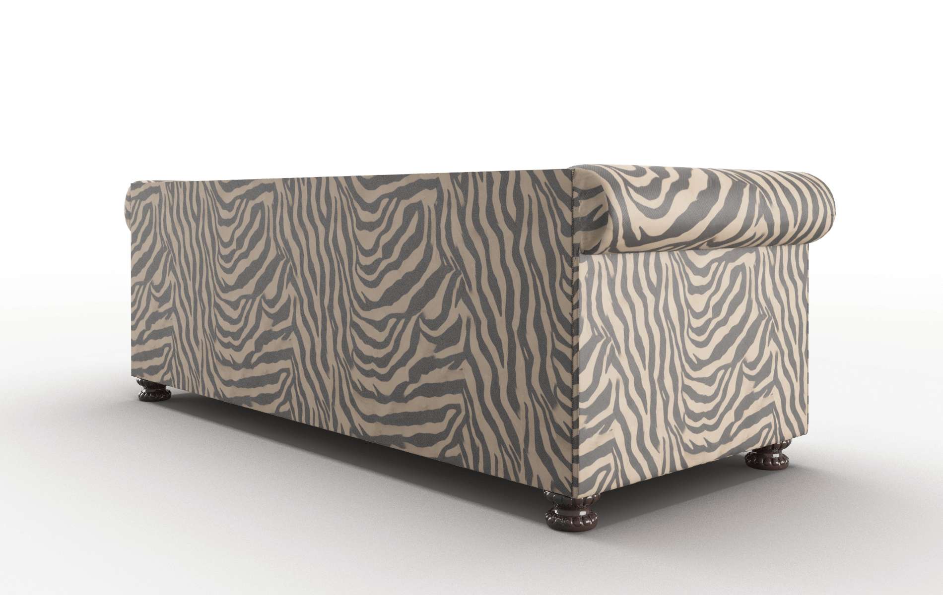 Athens Zambia Coffee Sofa espresso legs 5