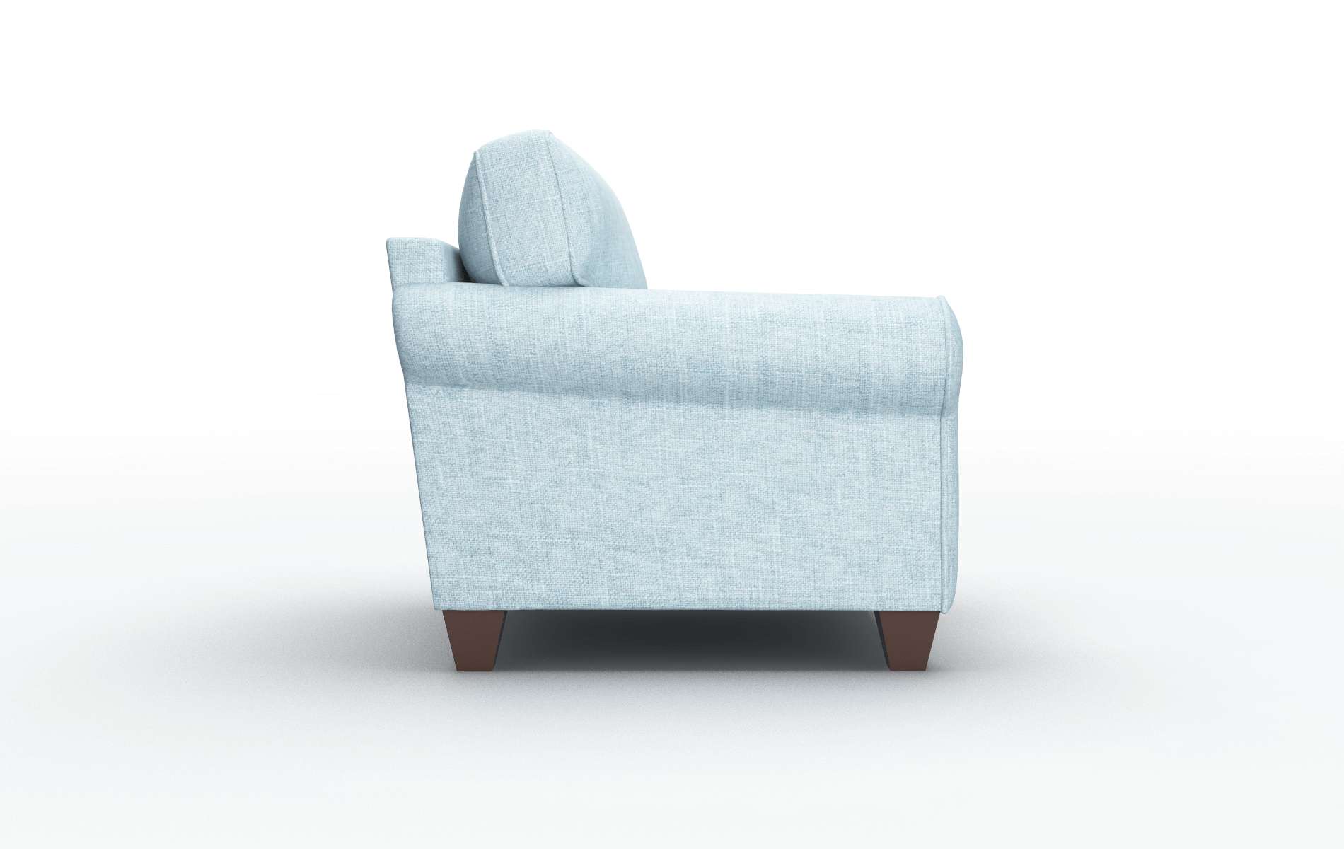 Augusta Atlas Turquoise Chair espresso legs 3