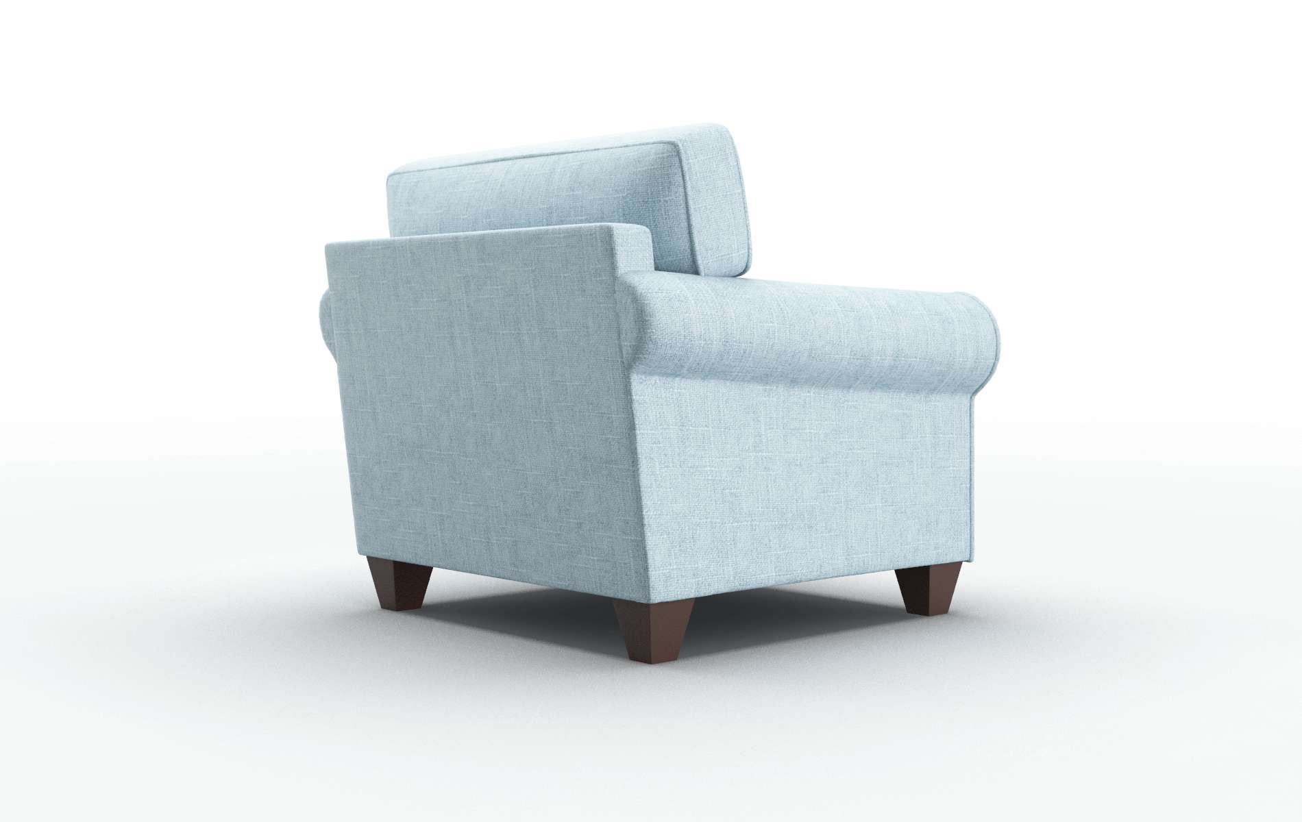 Augusta Atlas Turquoise Chair espresso legs 5