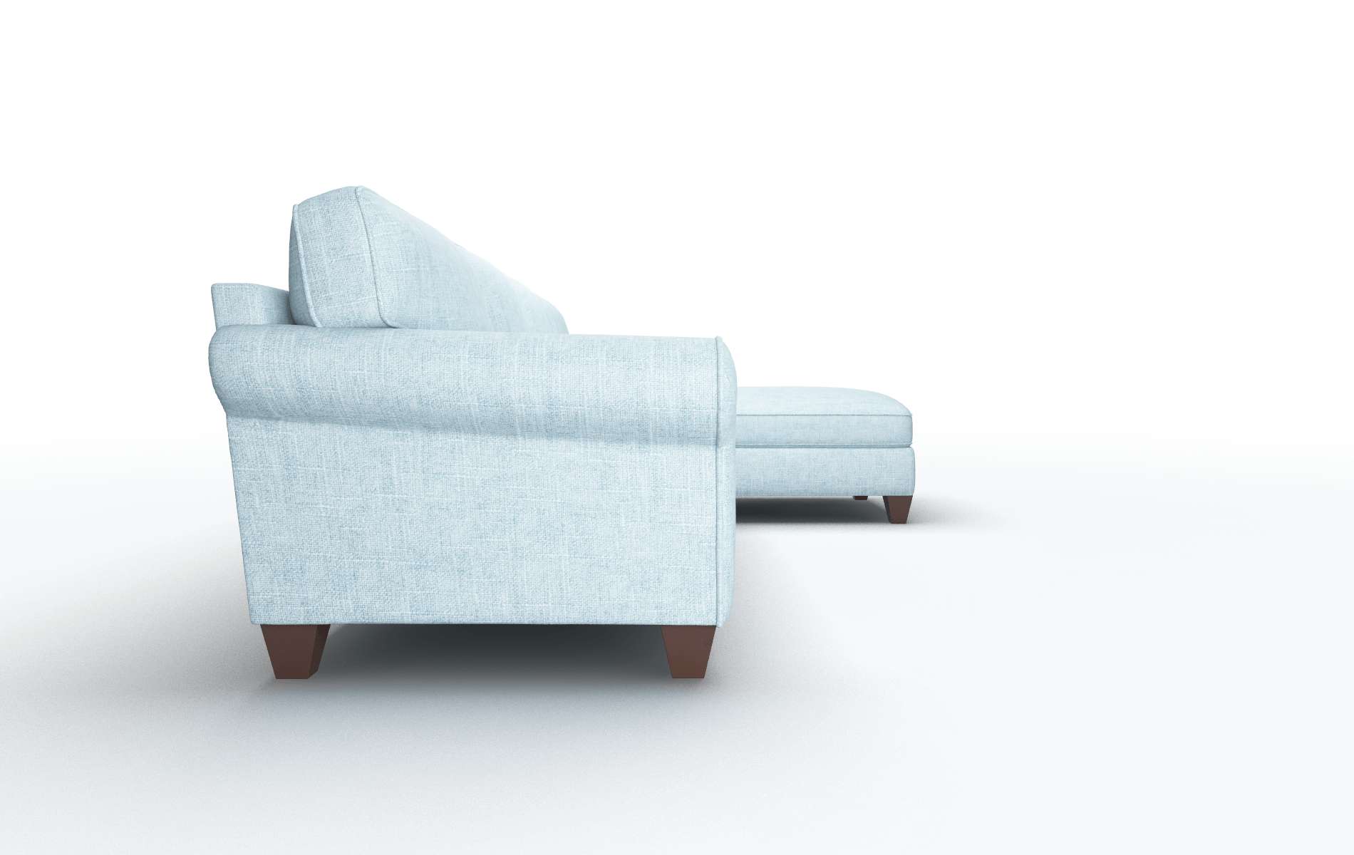 Augusta Atlas Turquoise Panel espresso legs 3