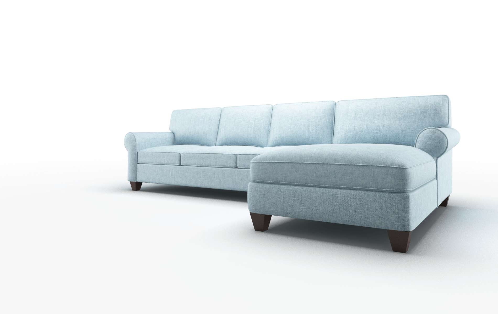 Augusta Atlas Turquoise Panel espresso legs 4